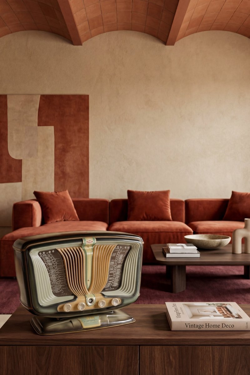 SNR EXCELSIOR 55 : L'histoire du "Papillon" L'icône du design radio français et sa renaissance en Bluetooth - A.bsolument - Radios Vintage Bluetooth | Fabrication française