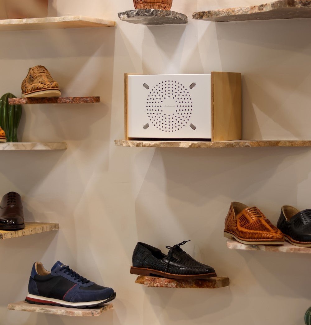 Quelle solution pour automatiser la musique dans mon établissement ? - A.bsolument - Enceintes design et radios vintage modernisées | Fabrication française