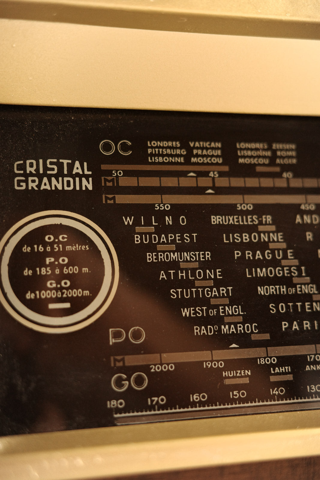 Cristal Grandin Vintage 50'S Bluetooth Radio