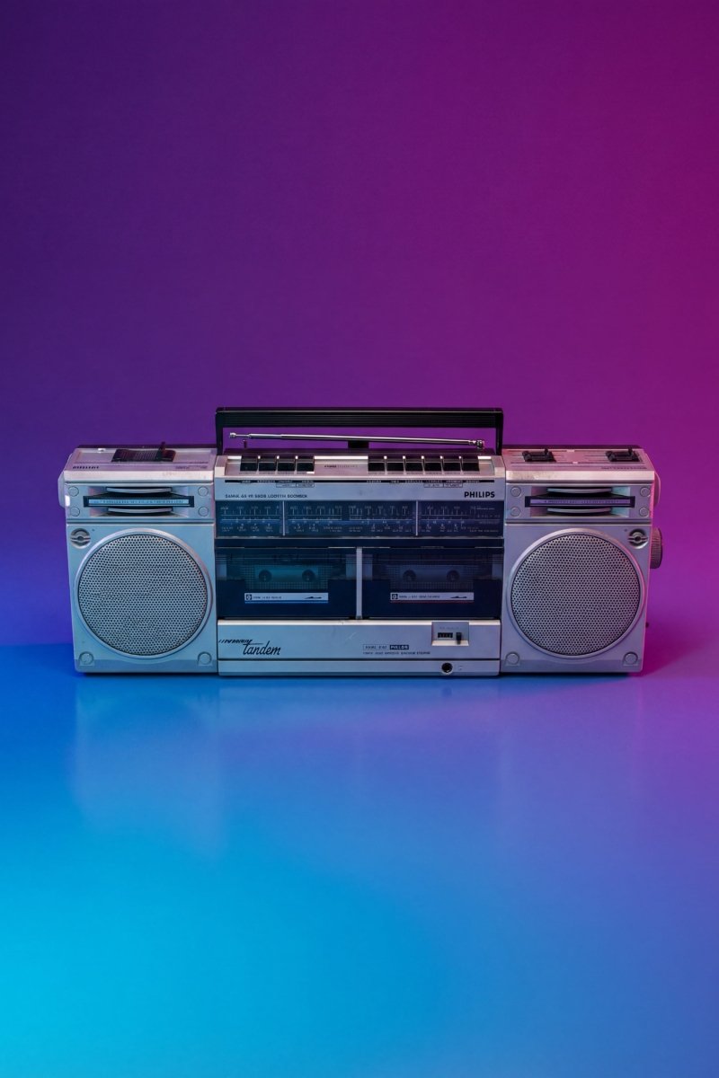 Boombox Bluetooth Philips Vintage 1989 - radio - vintage - bluetooth - tsf - dab - modernisation - retrofit