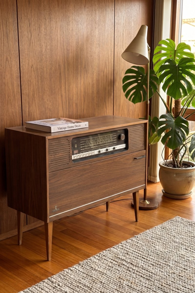 Meuble Bluetooth Grundig Vintage de 1959 - radio - vintage - bluetooth - tsf - dab - modernisation - retrofit