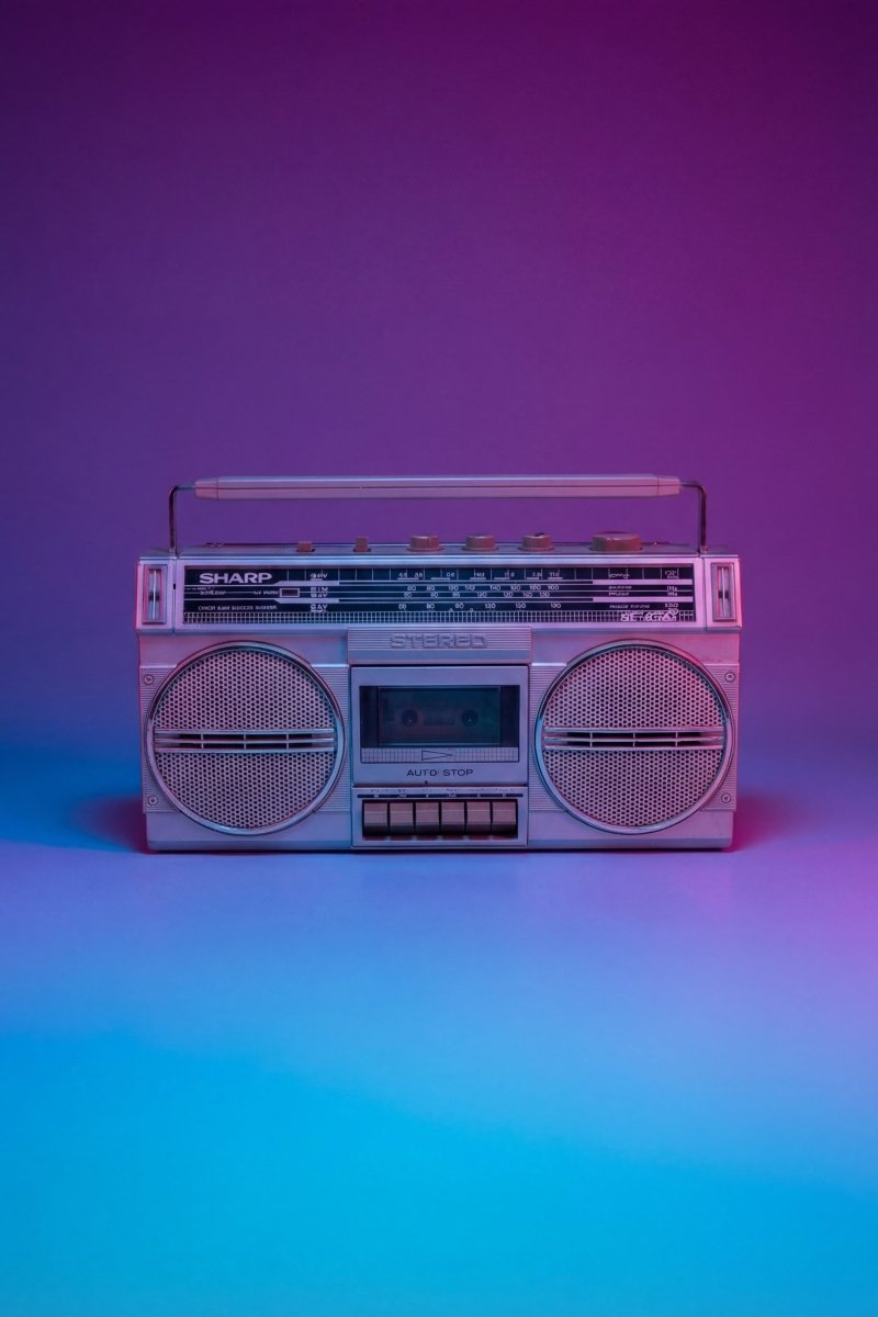 Boombox Bluetooth Sharp Vintage 80’S - radio - vintage - bluetooth - tsf - dab - modernisation - retrofit