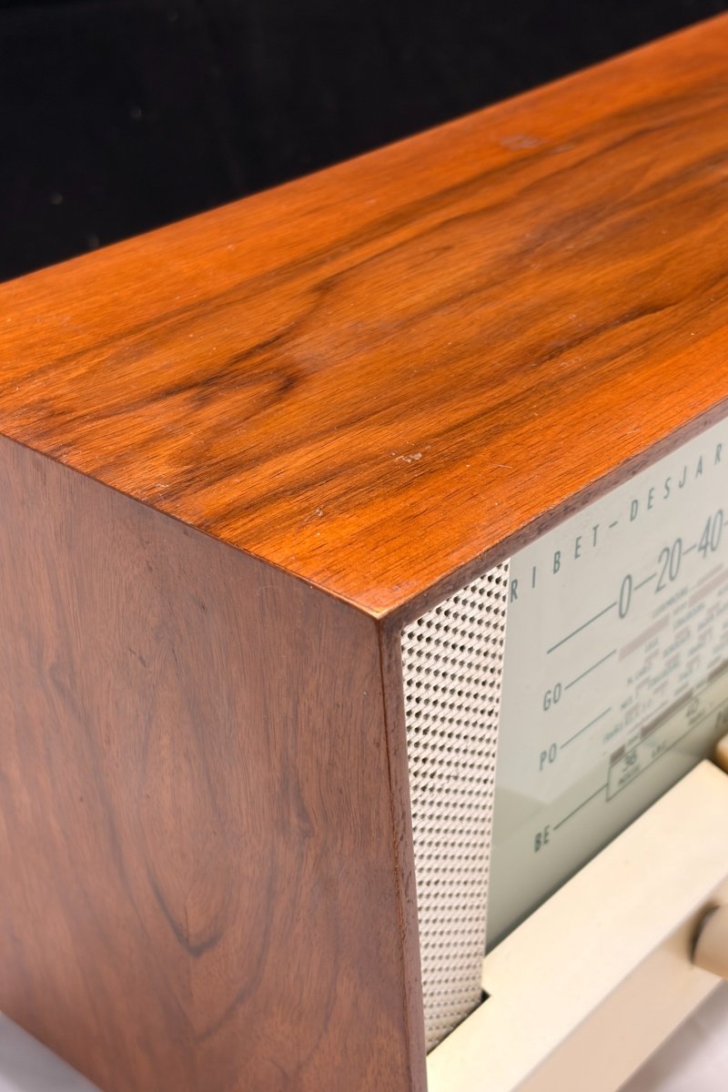 Radio Bluetooth Ribet Desjardins Vintage de 1960 - radio - vintage - bluetooth - tsf - dab - modernisation - retrofit