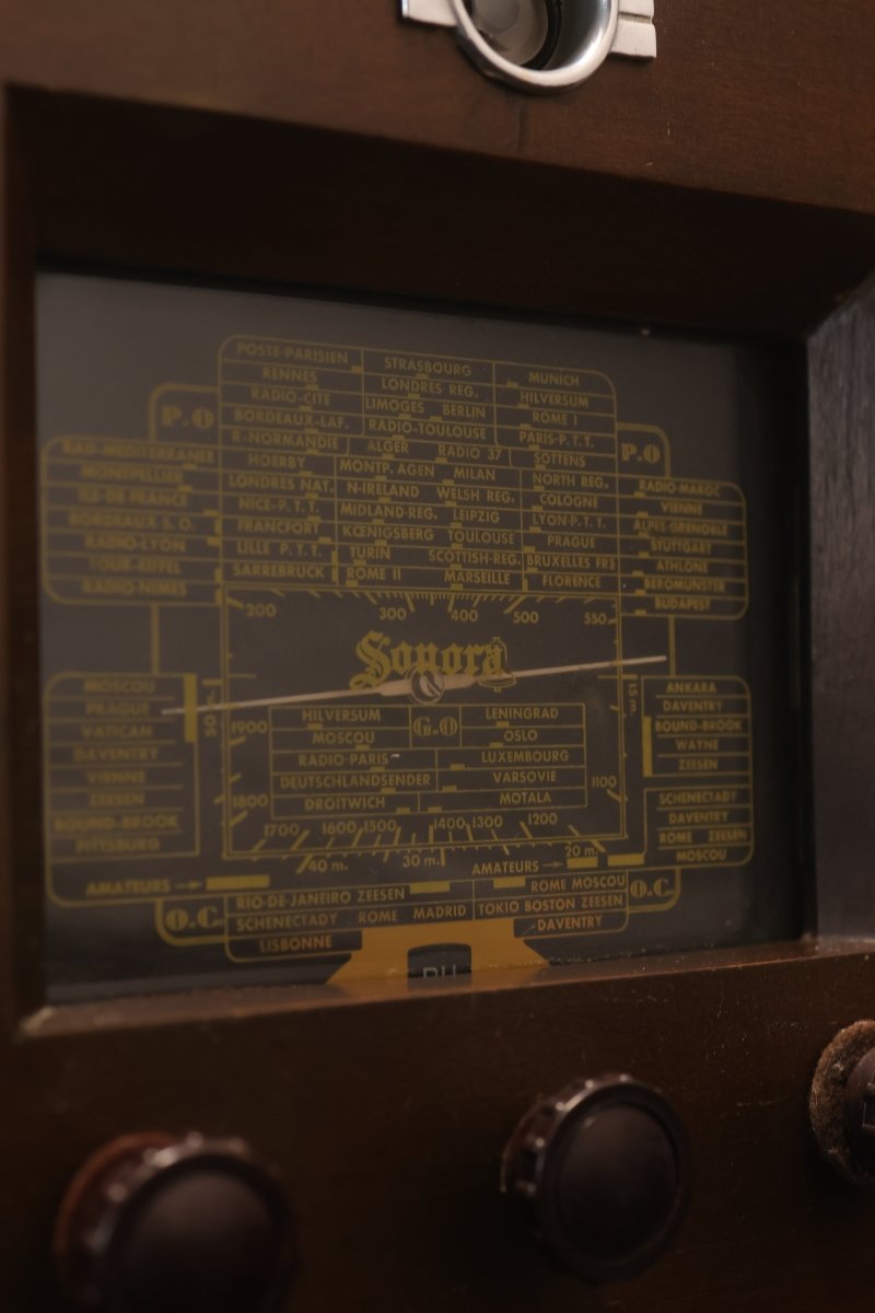 Radio Bluetooth Sonora Vintage de 1939 - radio - vintage - bluetooth - tsf - dab - modernisation - retrofit