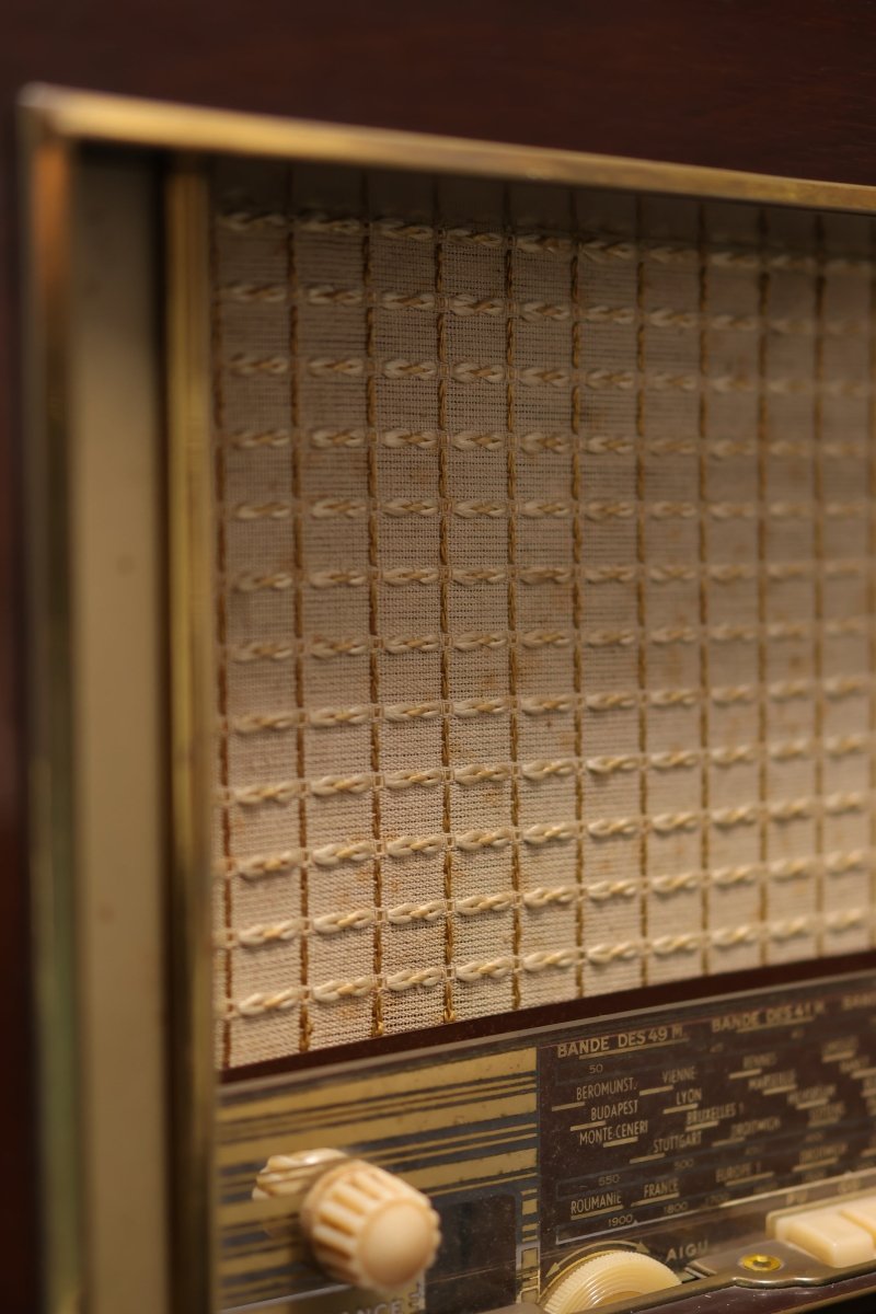 Radio Bluetooth Point Bleu Vintage de 1955 - radio - vintage - bluetooth - tsf - dab - modernisation - retrofit