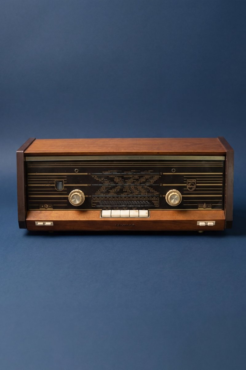 Radio Bluetooth Philips Vintage de 1955 - radio - vintage - bluetooth - tsf - dab - modernisation - retrofit