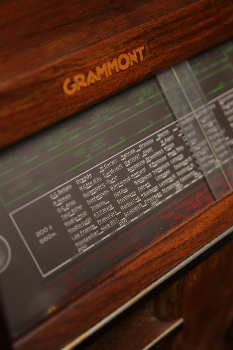 Radio Bluetooth Grammont Vintage de 1937 - radio - vintage - bluetooth - tsf - dab - modernisation - retrofit