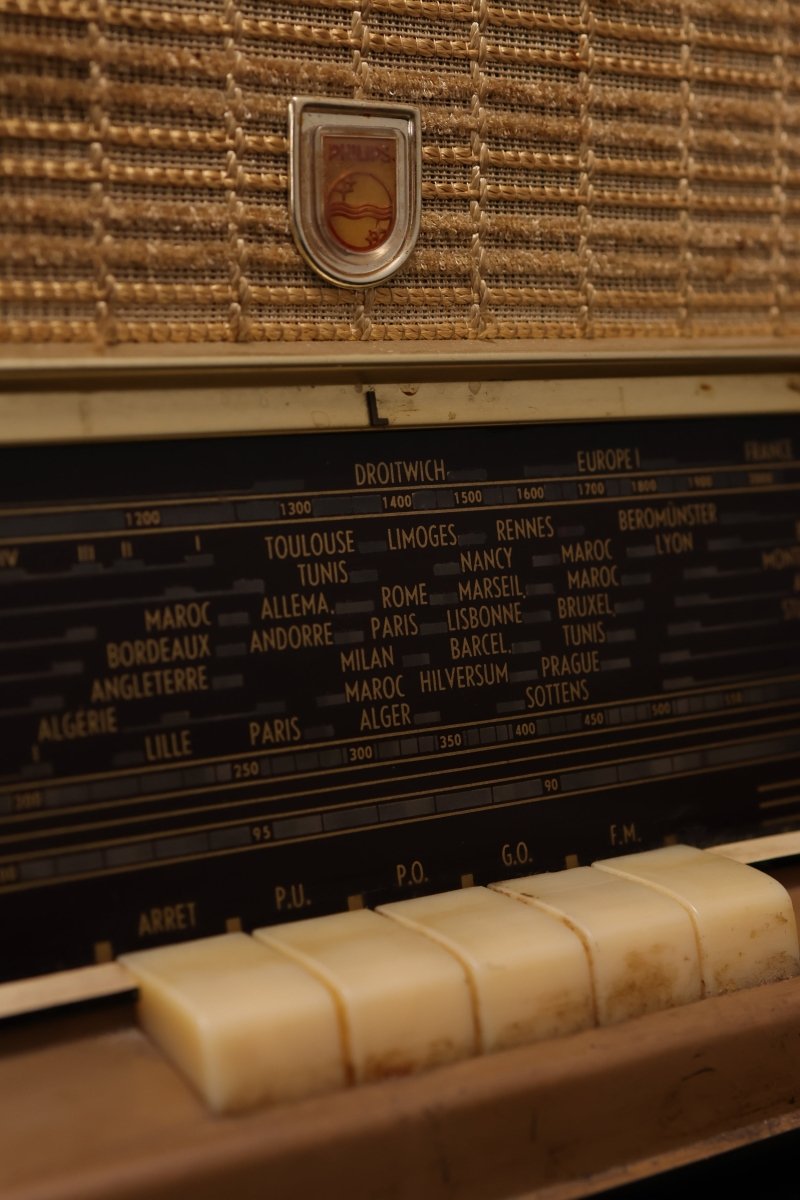 Radio Bluetooth Philips Vintage de 1956 - radio - vintage - bluetooth - tsf - dab - modernisation - retrofit