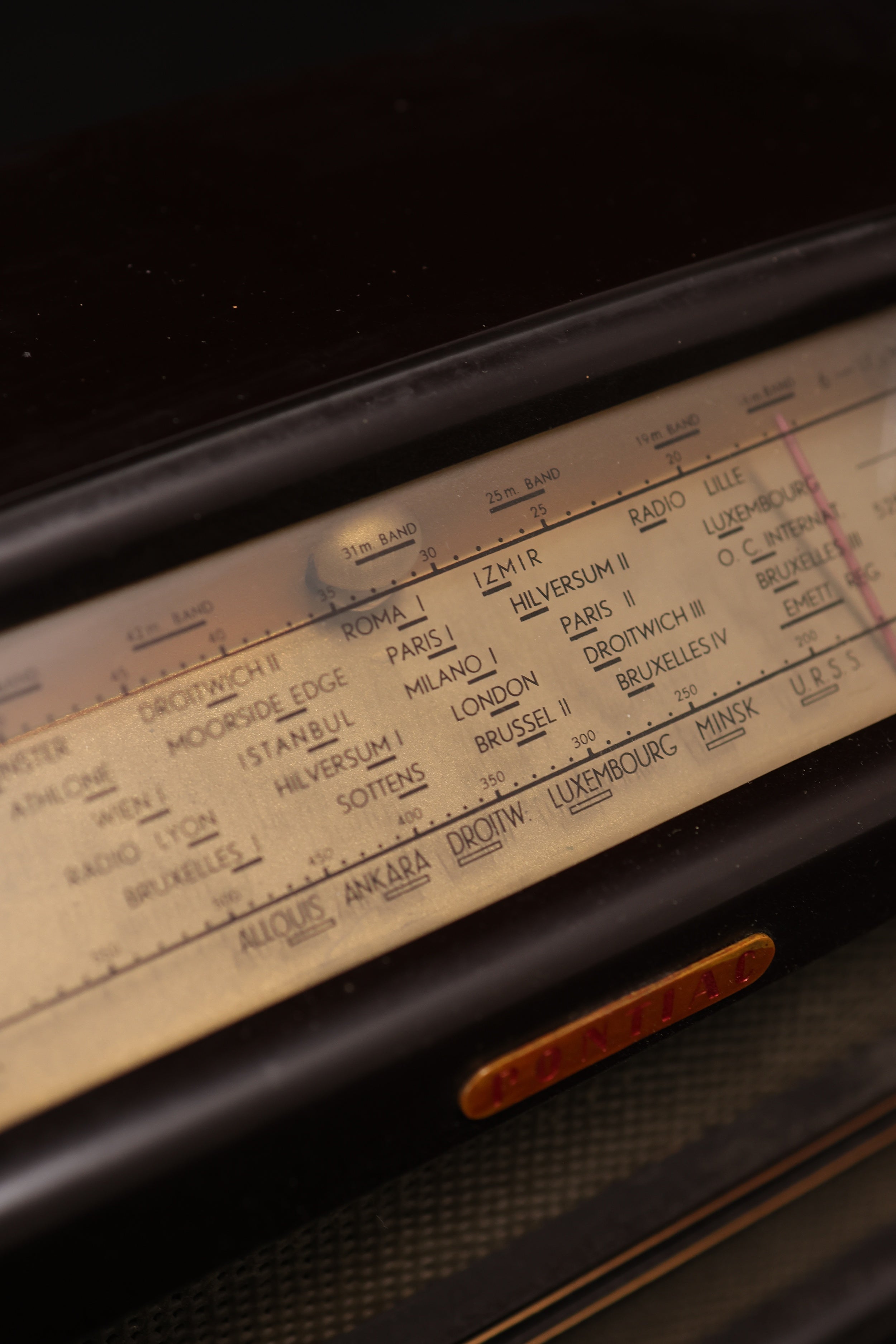 Radio Bluetooth Pontiac Vintage de 1952