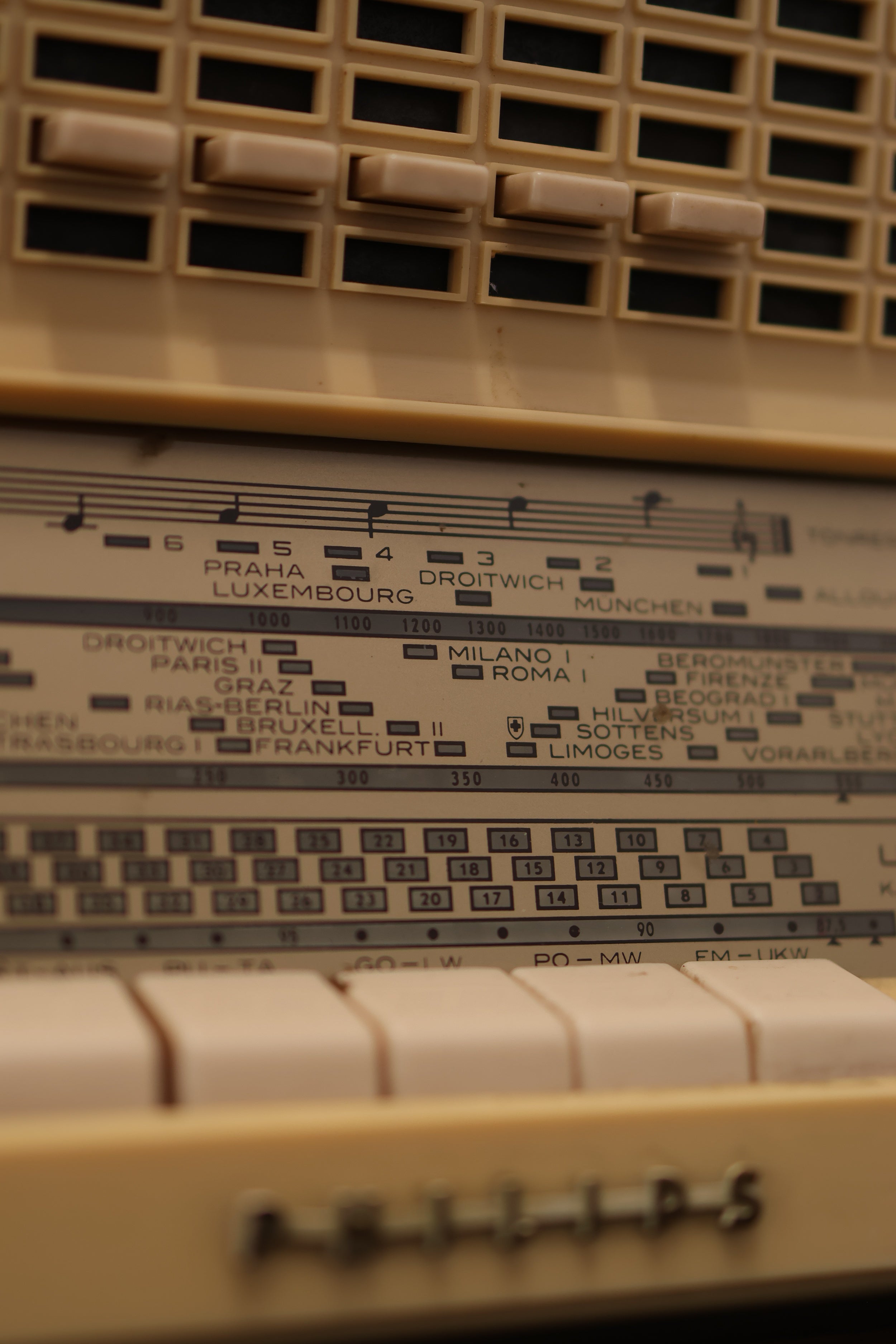 Radio Bluetooth Philips Vintage de 1958