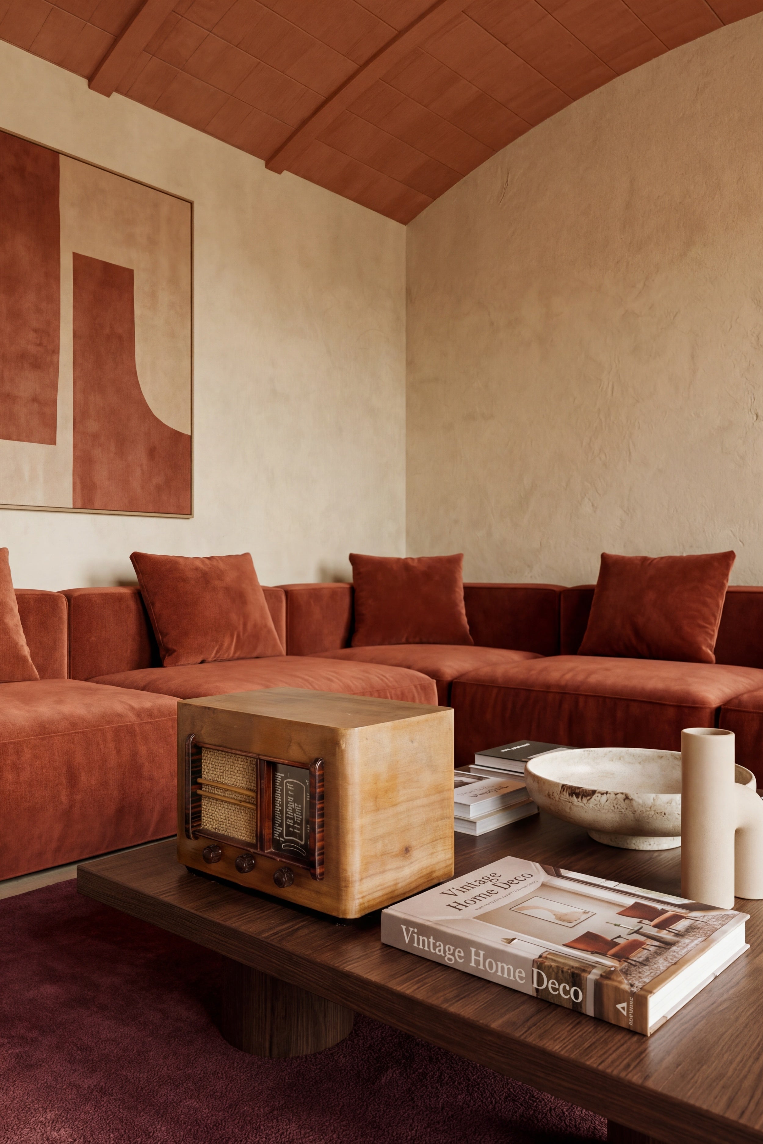 Radio Bluetooth Artisanale Vintage de 1952