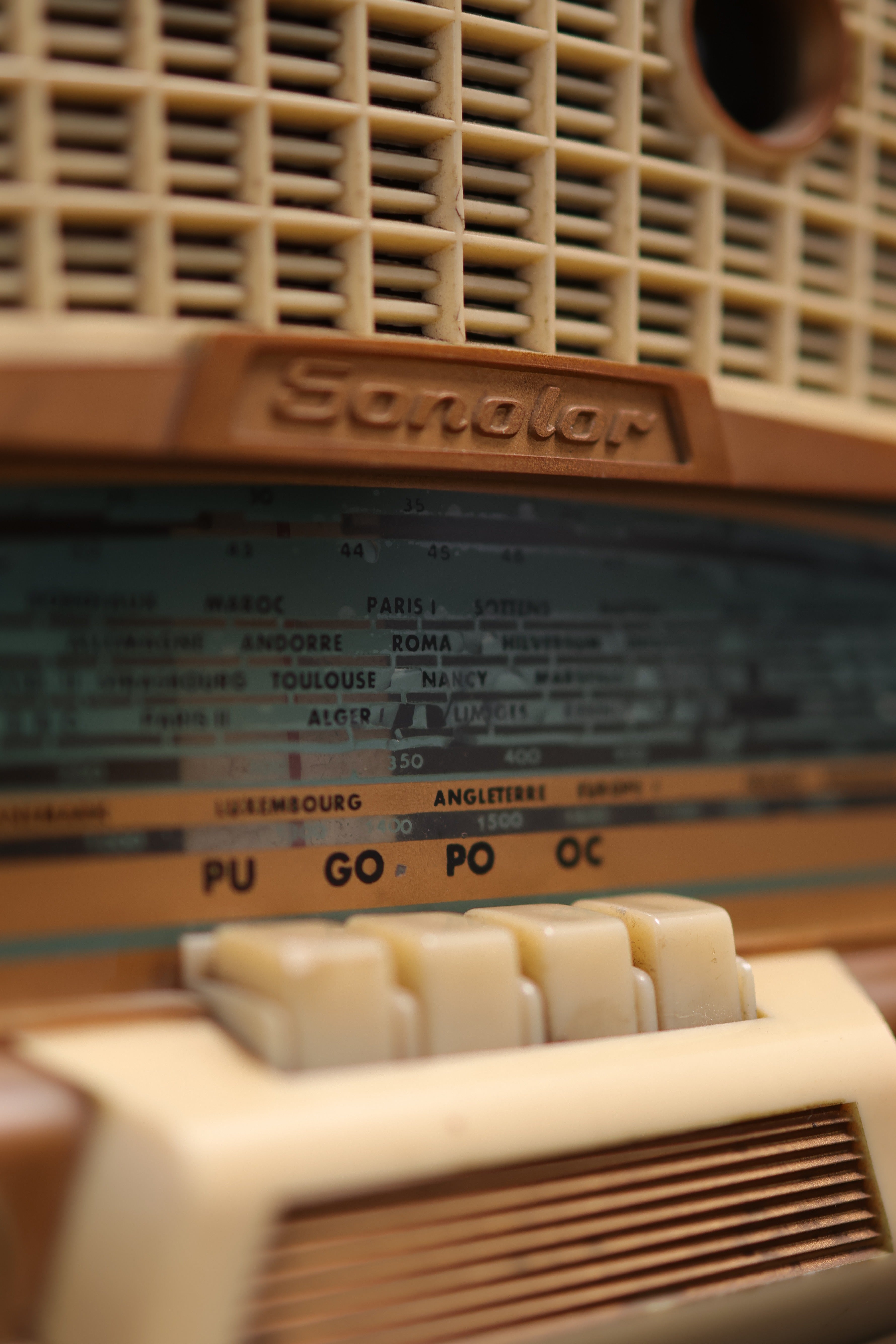 Radio Bluetooth Sonolor Vintage de 1959