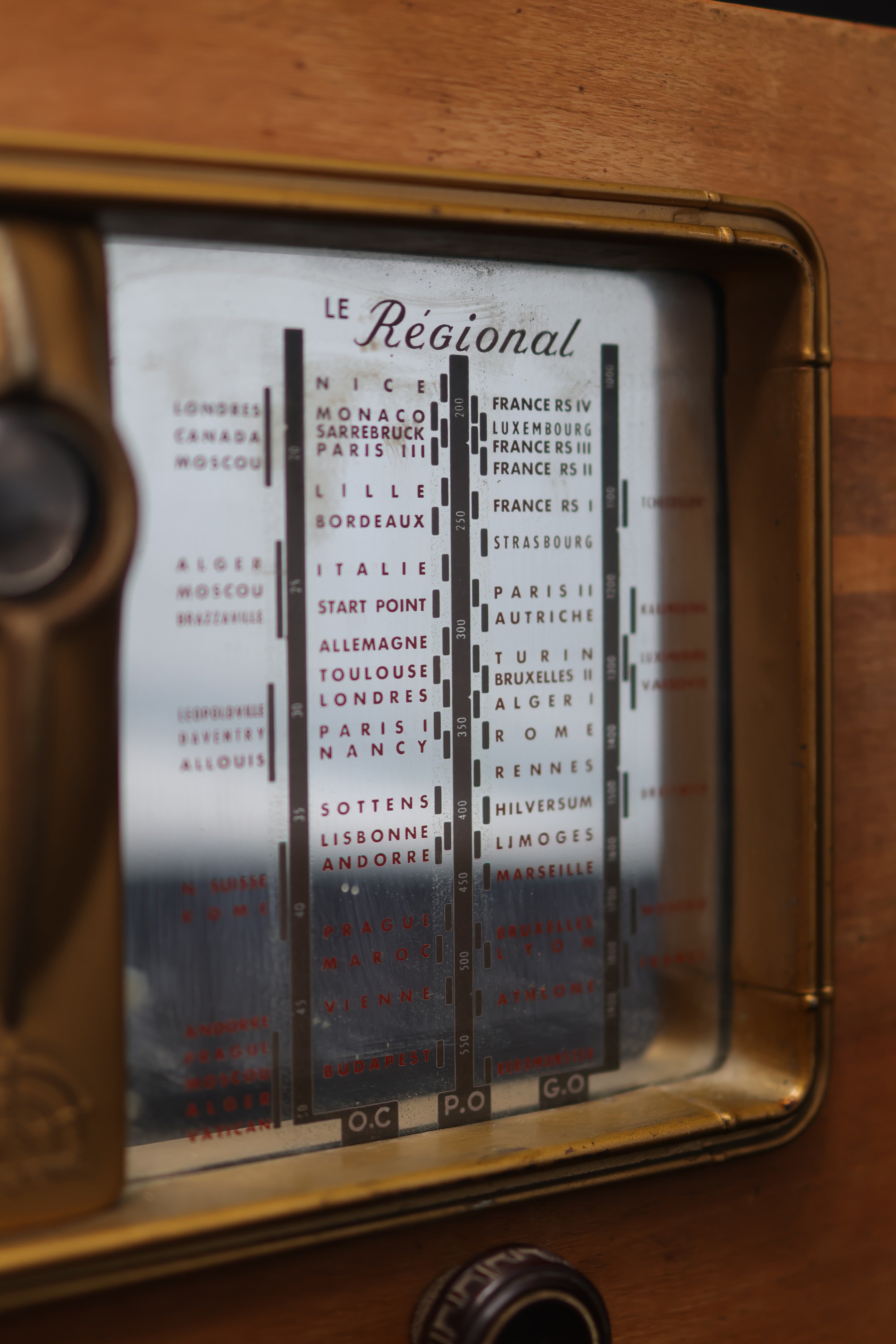 Radio Bluetooth Le Régional Vintage de 1948