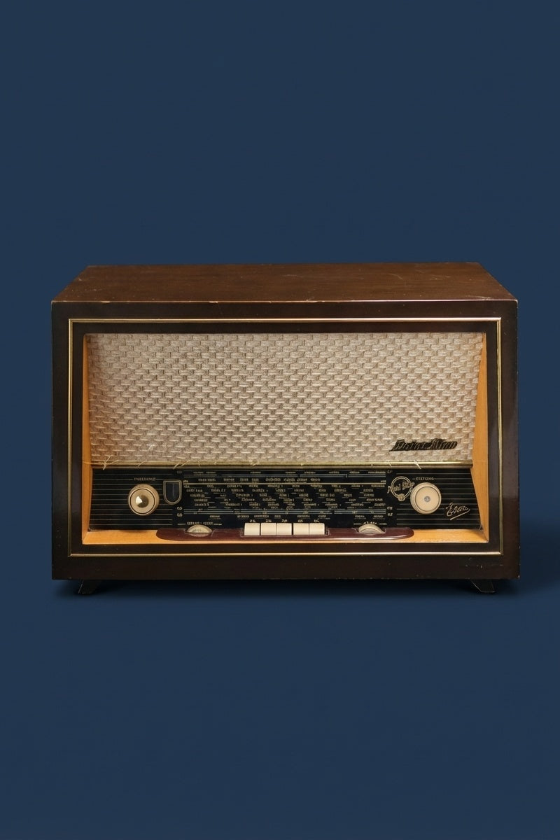 Radio Bluetooth Point bleu Vintage de 1952