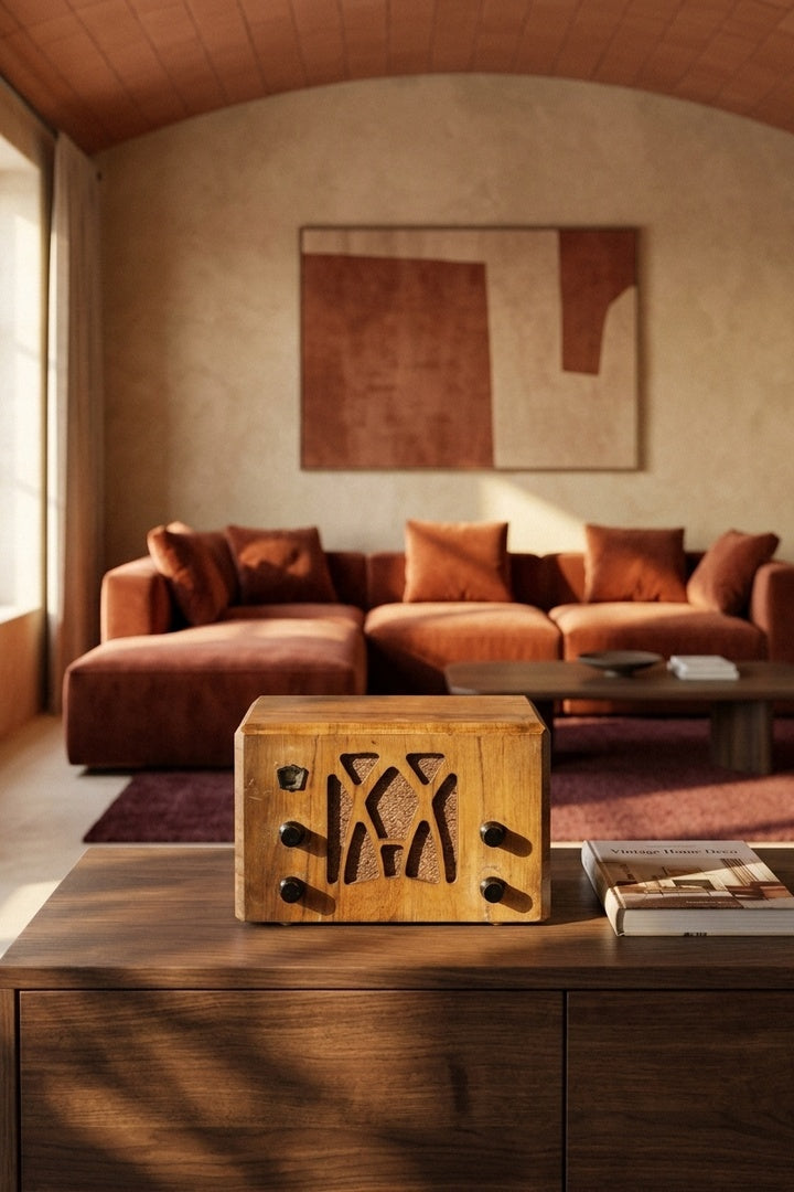 Radio Bluetooth Artisanale Vintage de 1934 - photo 3