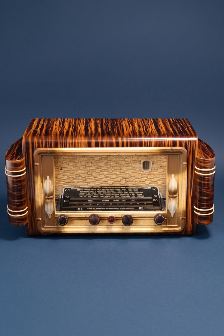Radio Bluetooth Rouge Vintage de 1950 - photo 2