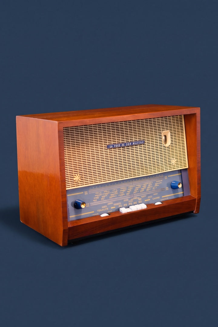 Radio Bluetooth La Voix De Son Maître Vintage de 1959 - modernisation Bluetooth A.bsolument