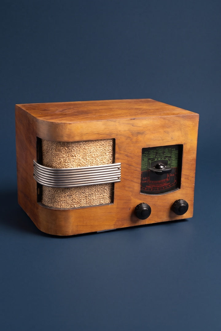 Radio Bluetooth Artisanale Vintage de 1950 - modernisation Bluetooth A.bsolument