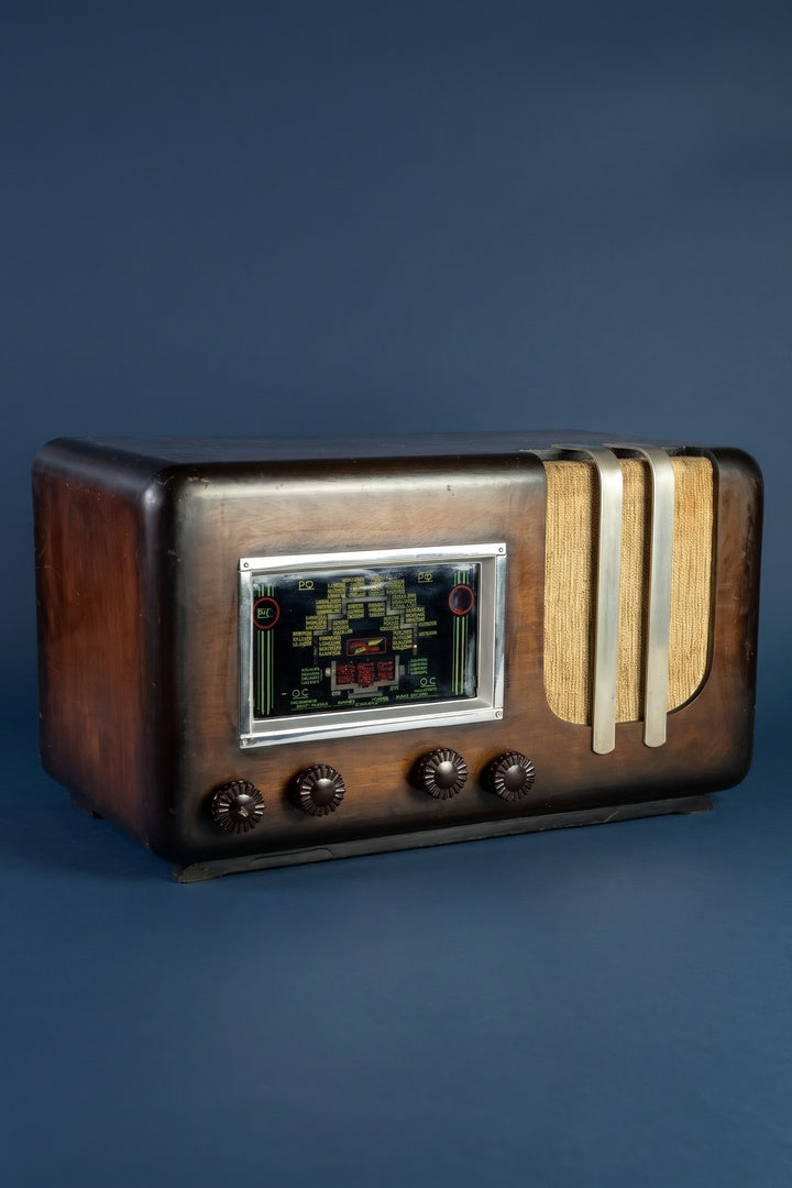 Radio Bluetooth Radiophonie A. Vibert Vintage de 1948 - modernisation Bluetooth A.bsolument