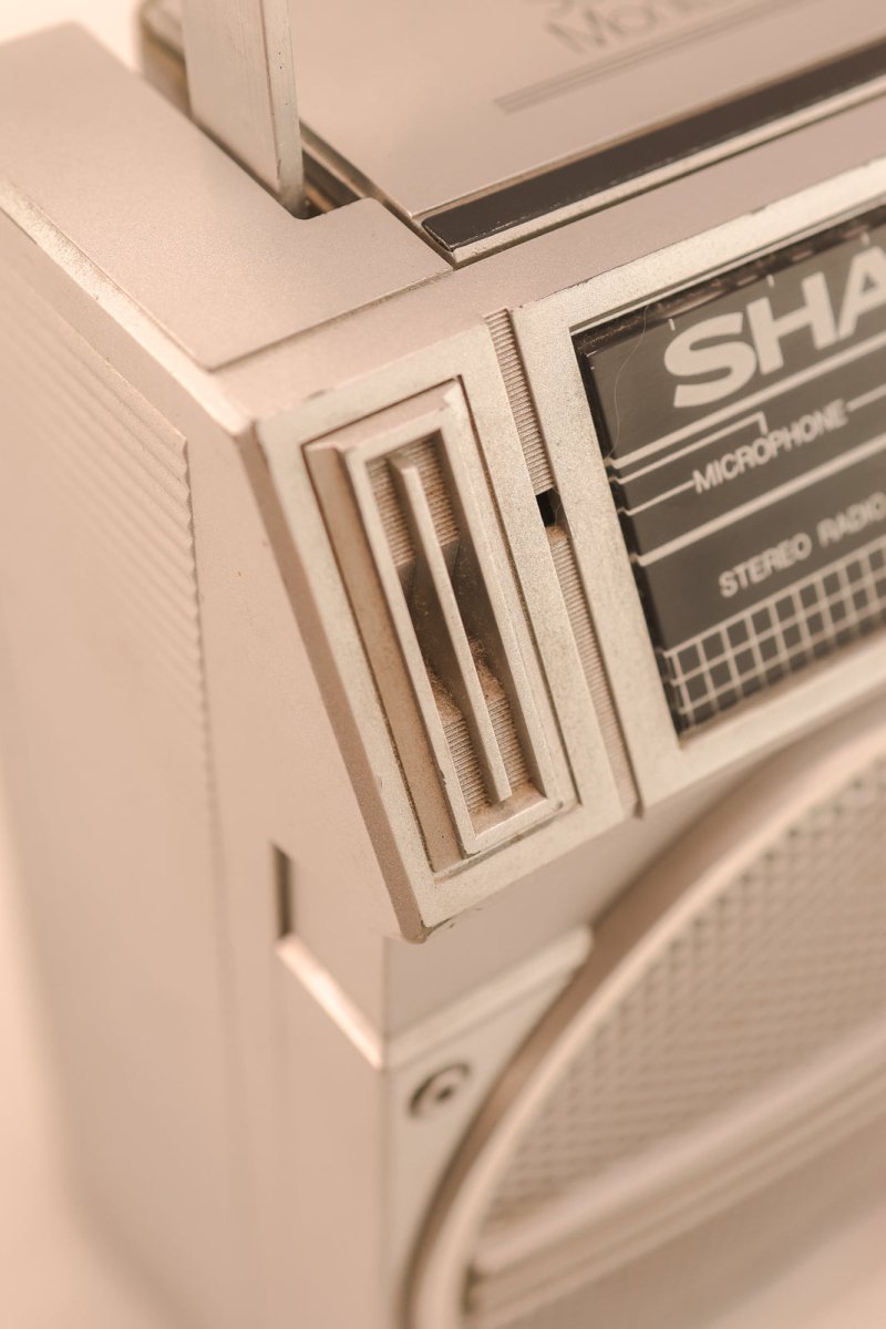Boombox Bluetooth Sharp Vintage 80’S - radio - vintage - bluetooth - tsf - dab - modernisation - retrofit