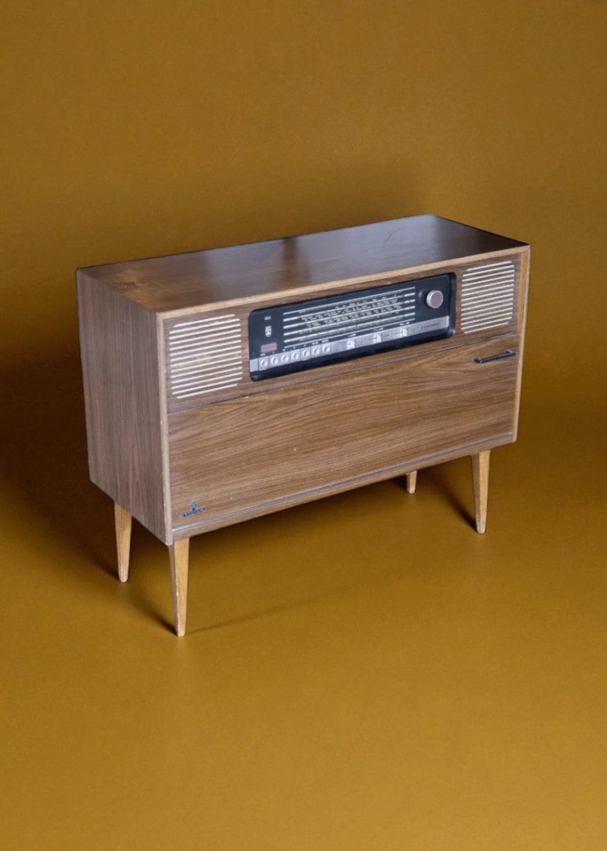 Meuble Bluetooth Grunding Vintage 60’S - radio - vintage - bluetooth - tsf - absolument - dab - modernisation - retrofit