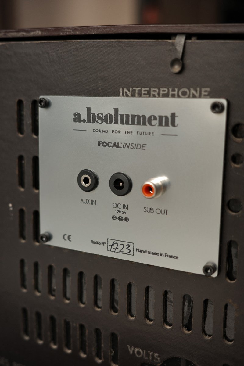 Radio Bluetooth Clarville Vintage 50’S - radio - vintage - bluetooth - tsf - absolument - dab - modernisation - retrofit