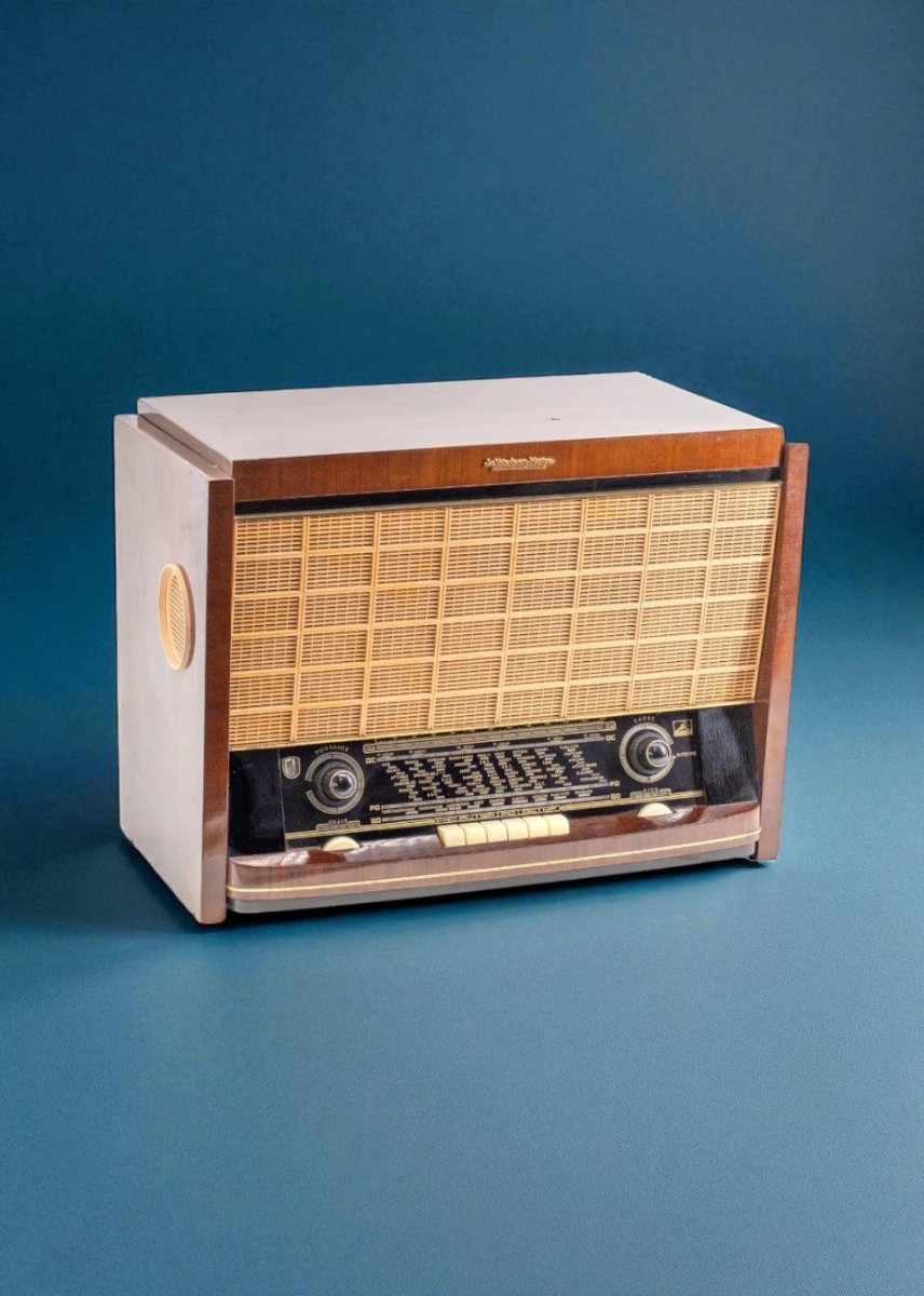 Radio Bluetooth La voix de son Maître Vintage 50’S - radio - vintage - bluetooth - tsf - absolument - dab - modernisation - retrofit
