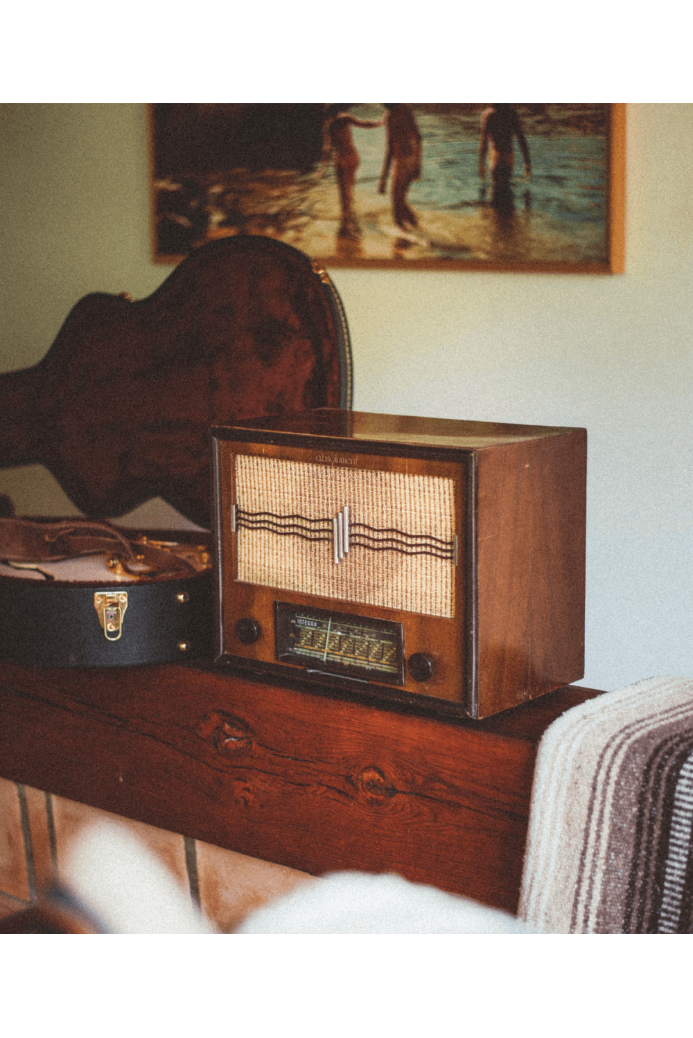 Radio de salon 30 - 60's - radio - vintage - bluetooth - tsf - dab - modernisation - retrofit