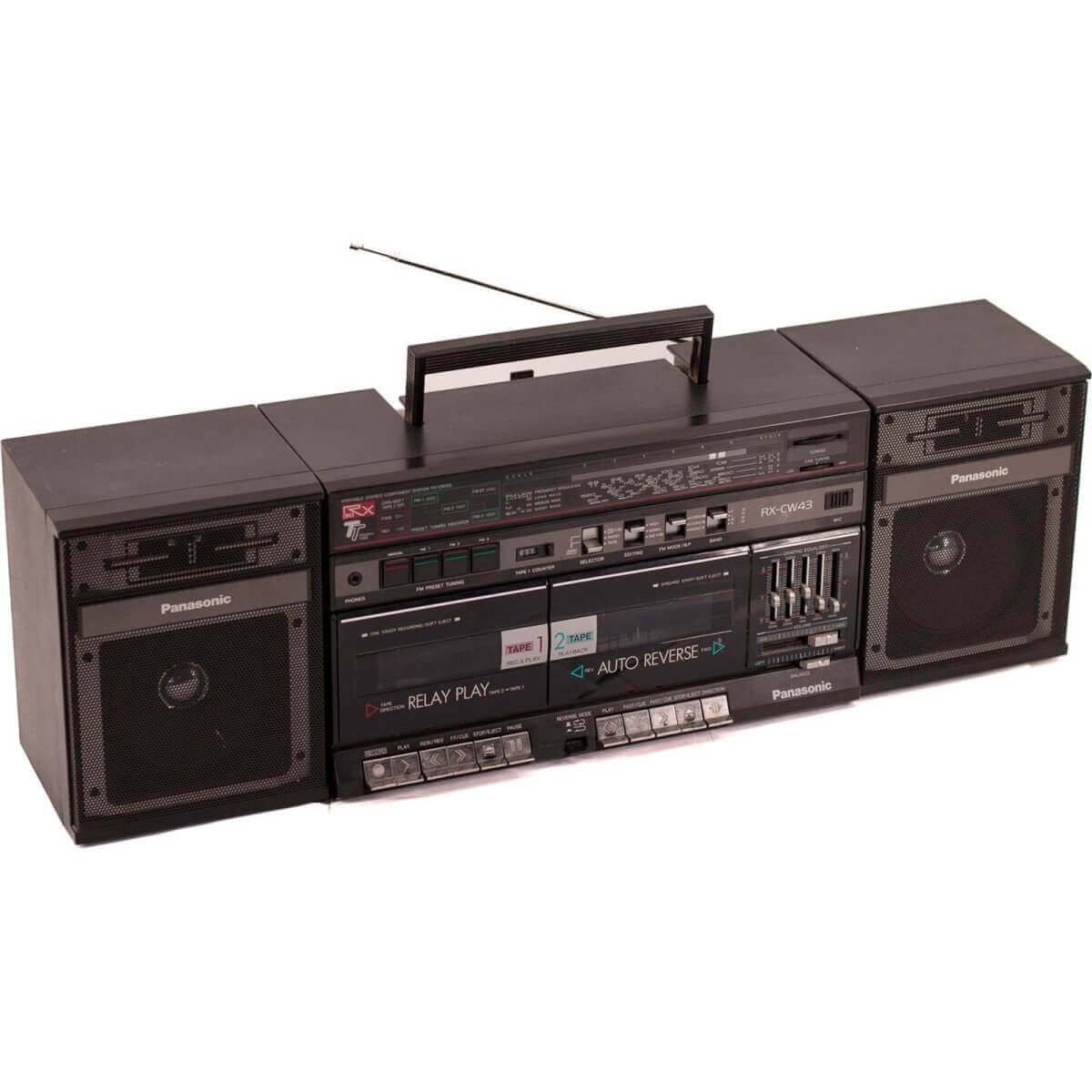 Panasonic Vintage 80 s Bluetooth Boombox A.bsolument Enceintes