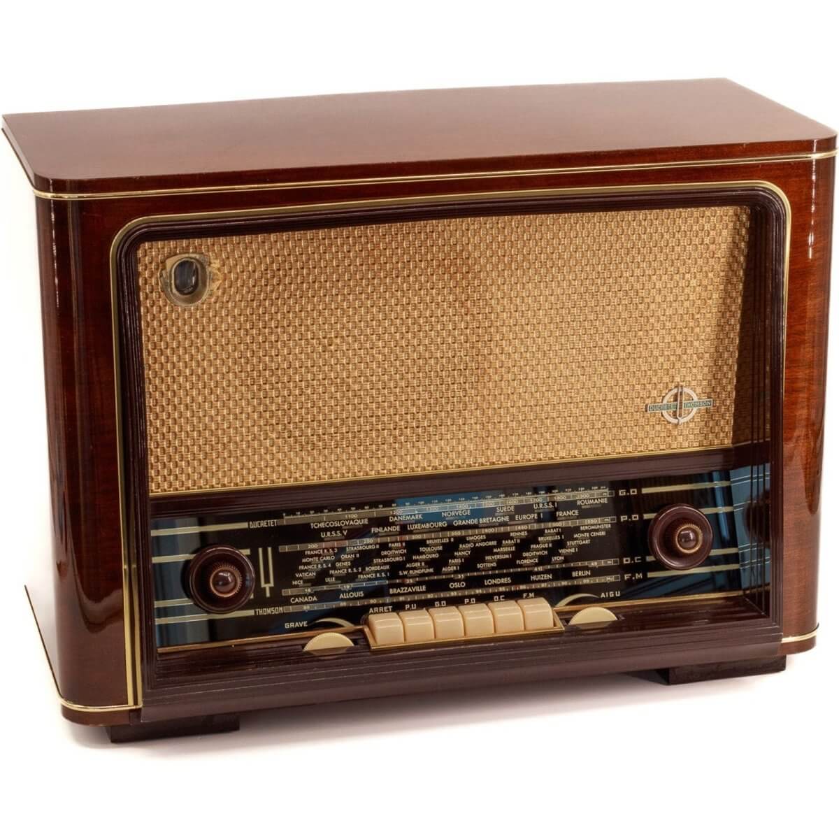 Radio Bluetooth Ducretet Thomson Vintage 50’S enceinte connectée française haut de gamme prodige radio vintage