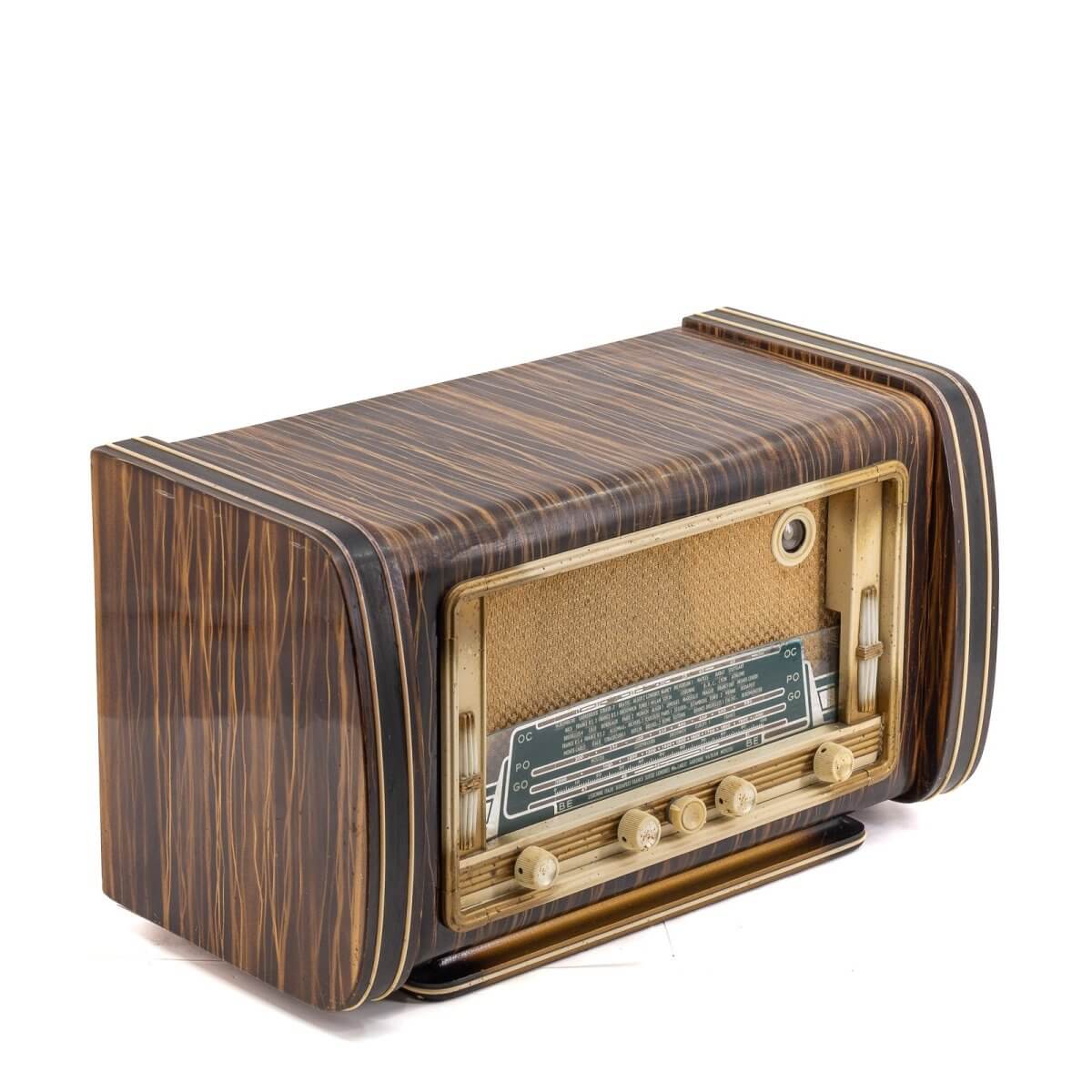 Radio Bluetooth Artisanale Vintage 50’S enceinte connectée française haut de gamme prodige radio vintage