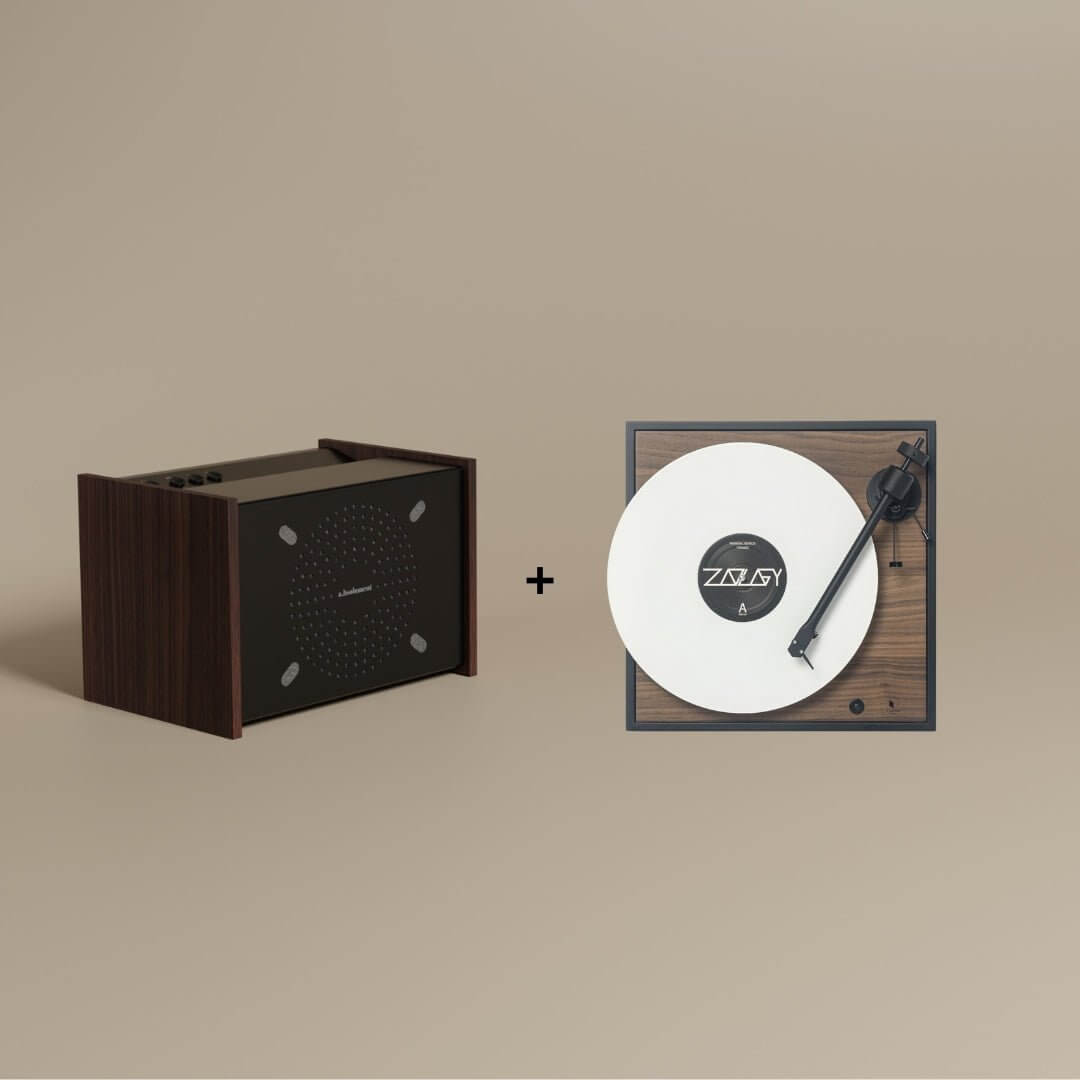 Le pack PRODIGE + platine Square (Noir)-A.bsolument-enceintes-et-radios-vintage-bluetooth