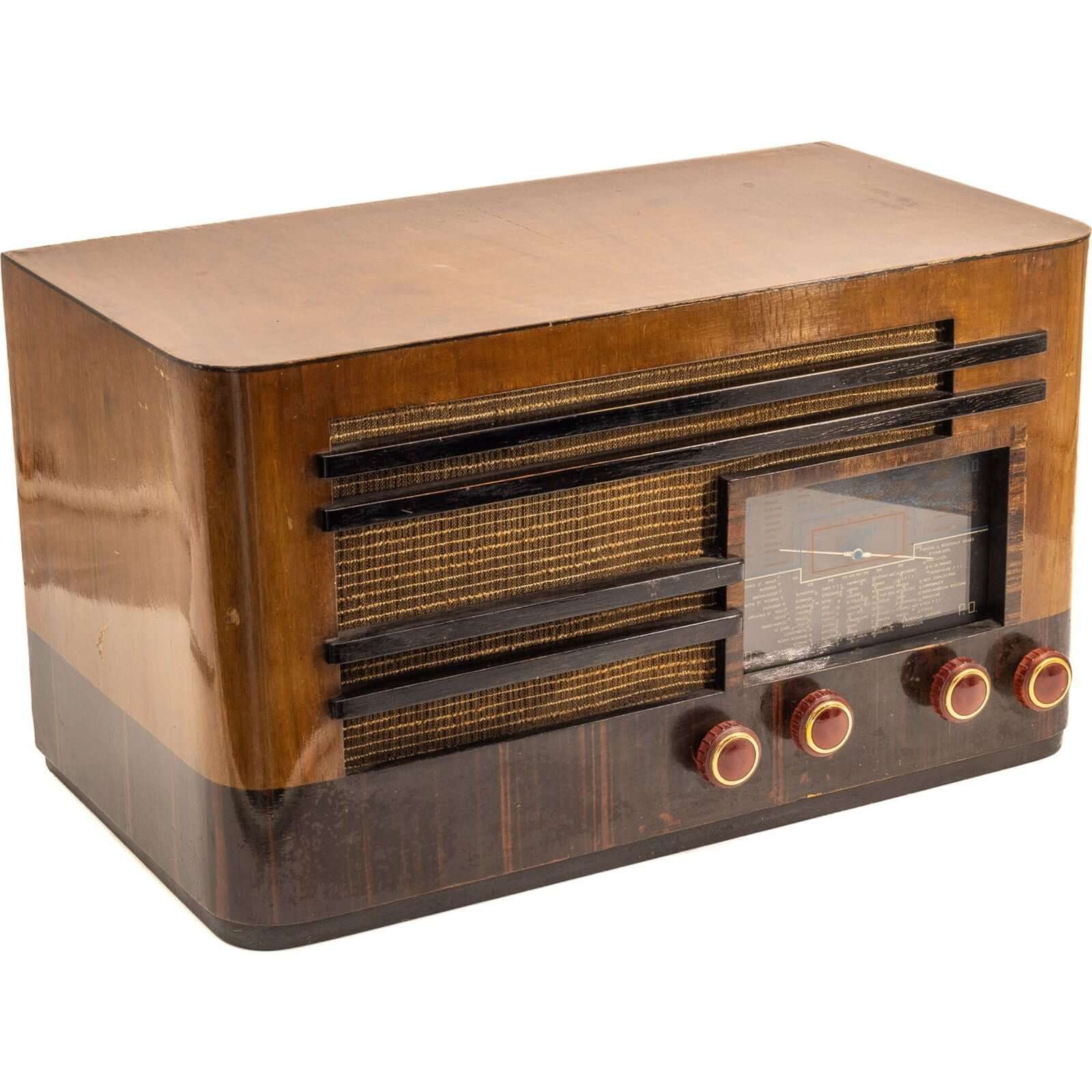 Radio fm bluetooth vintage beau caisson en bois