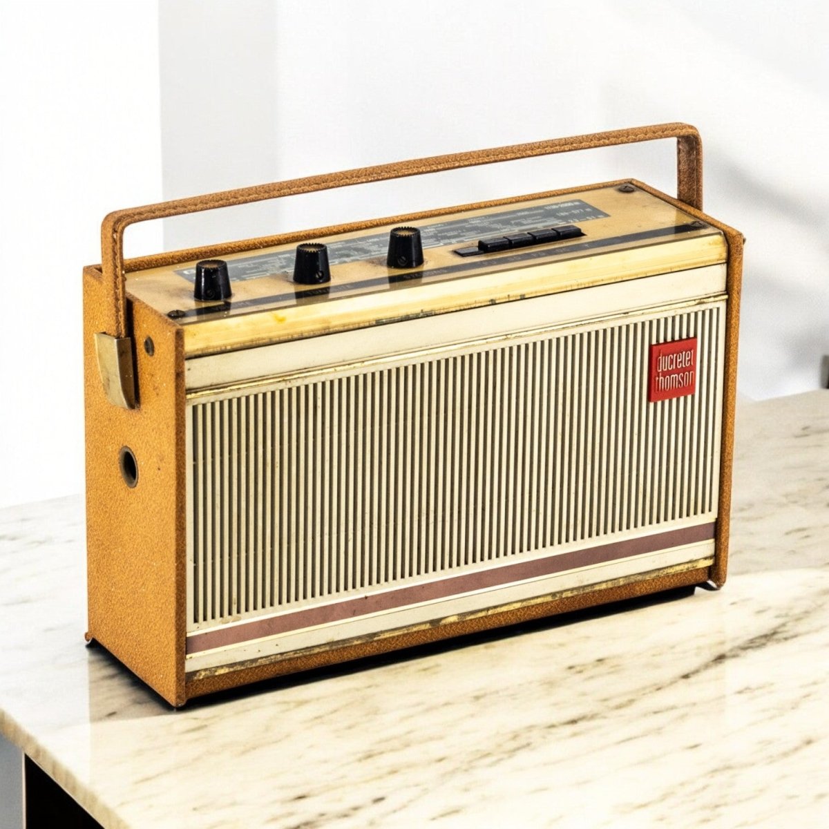 Nostalgie et Modernité : Plongez au Cœur des Radios Transistors Vintage des Années 70 Modernisées par A.bsolument - A.bsolument - Enceintes design et radios vintage modernisées | Fabrication française