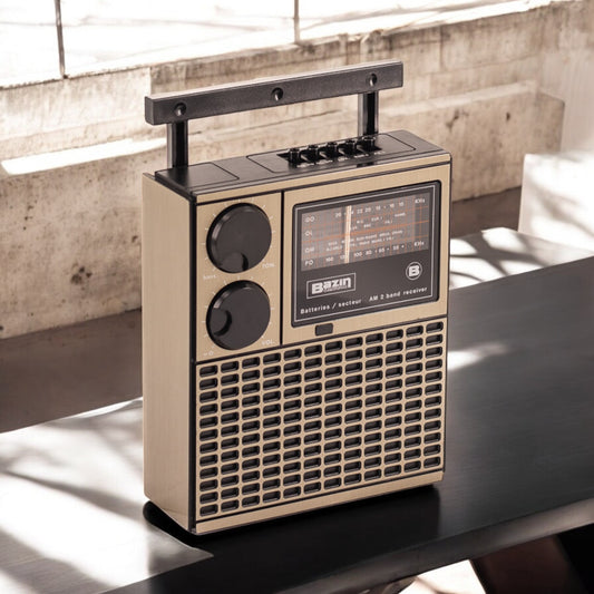 Transistor Bluetooth Bazin Vintage 70’S - A.bsolument - absolument -radio - vintage - prodige - bluetooth