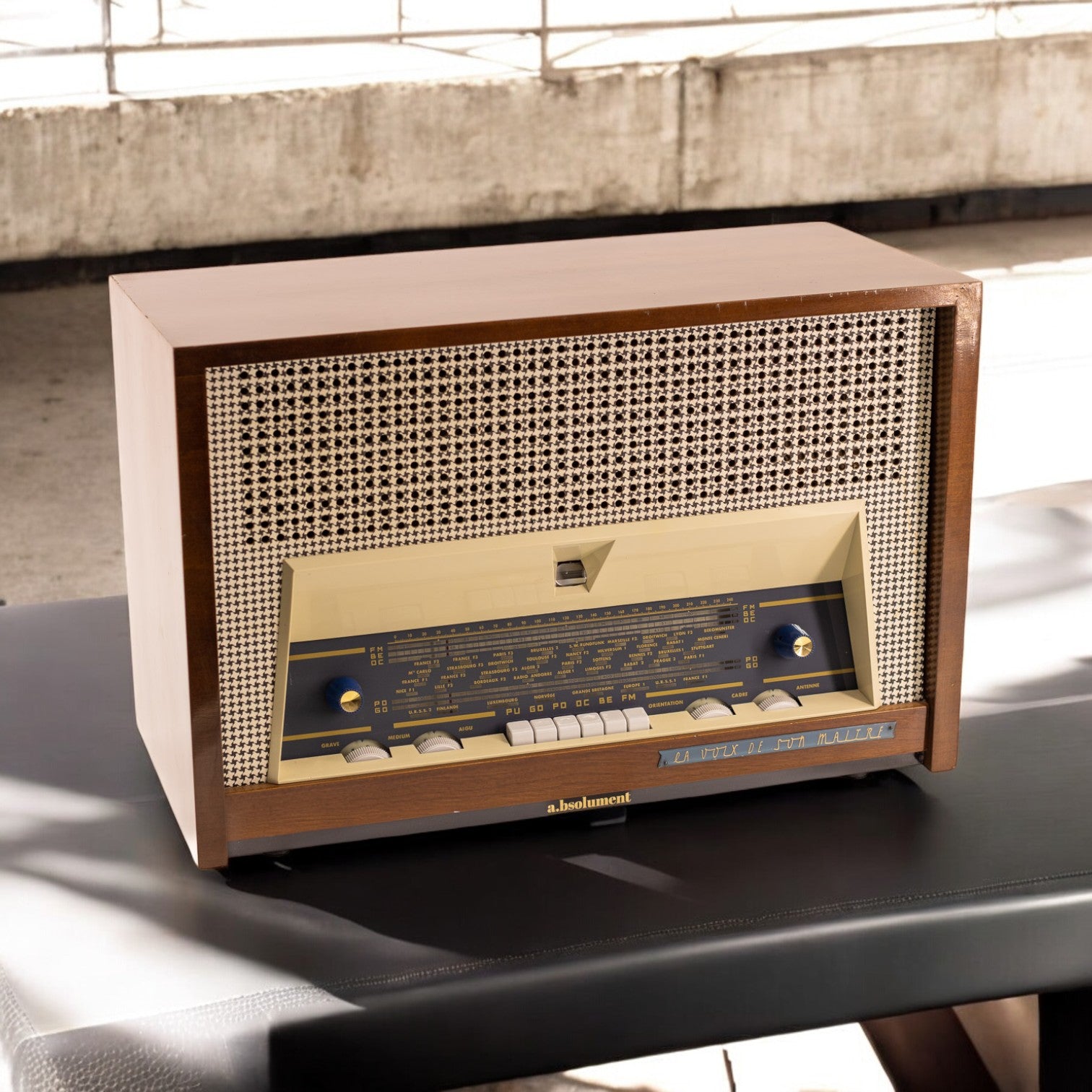 Radio Bluetooth La Voix De Son Maître Vintage 50’S - A.bsolument - absolument -radio - vintage - prodige - bluetooth