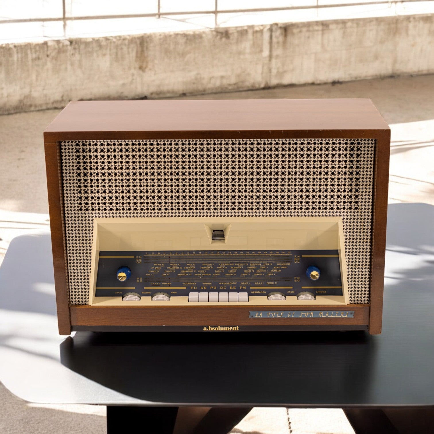 Radio Bluetooth La Voix De Son Maître Vintage 50’S - A.bsolument - absolument -radio - vintage - prodige - bluetooth