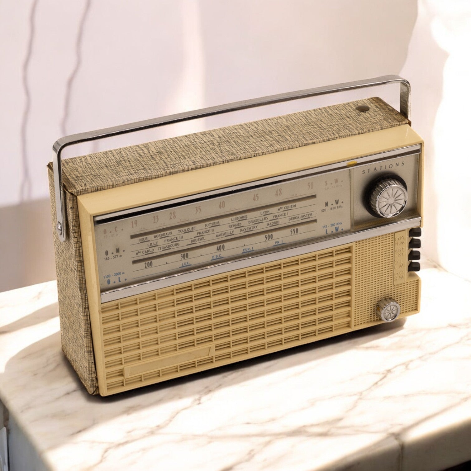Transistor Bluetooth Artisanal Vintage 70’S - A.bsolument - absolument -radio - vintage - prodige - bluetooth