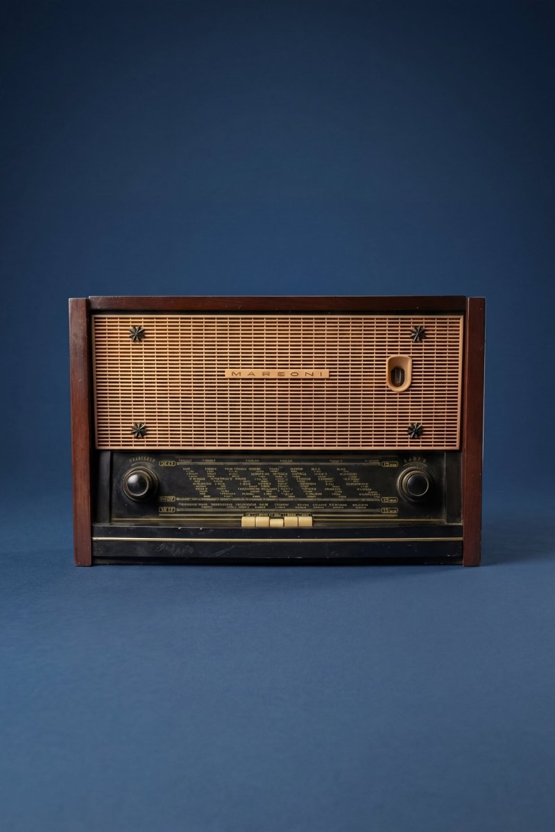 Radio Bluetooth Marconi Vintage de 1955 - radio - vintage - bluetooth - tsf - dab - modernisation - retrofit