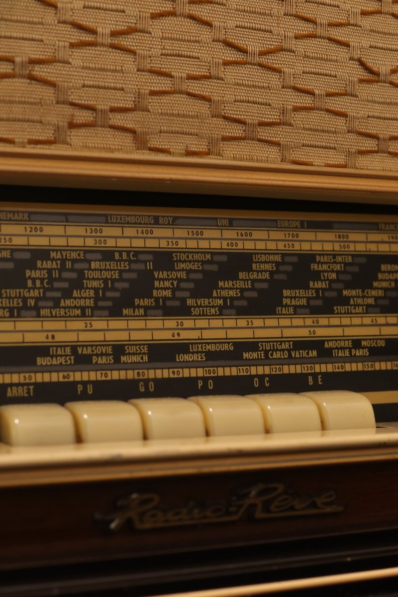 Radio Bluetooth Radio - Rêve Vintage de 1958 - radio - vintage - bluetooth - tsf - dab - modernisation - retrofit