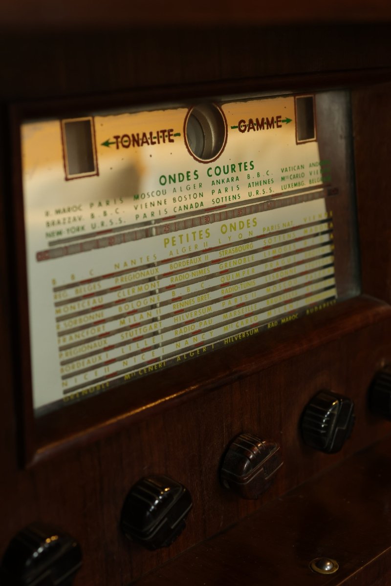 Meuble Bluetooth Artisanal (Brésil) Vintage de 1949 - radio - vintage - bluetooth - tsf - dab - modernisation - retrofit