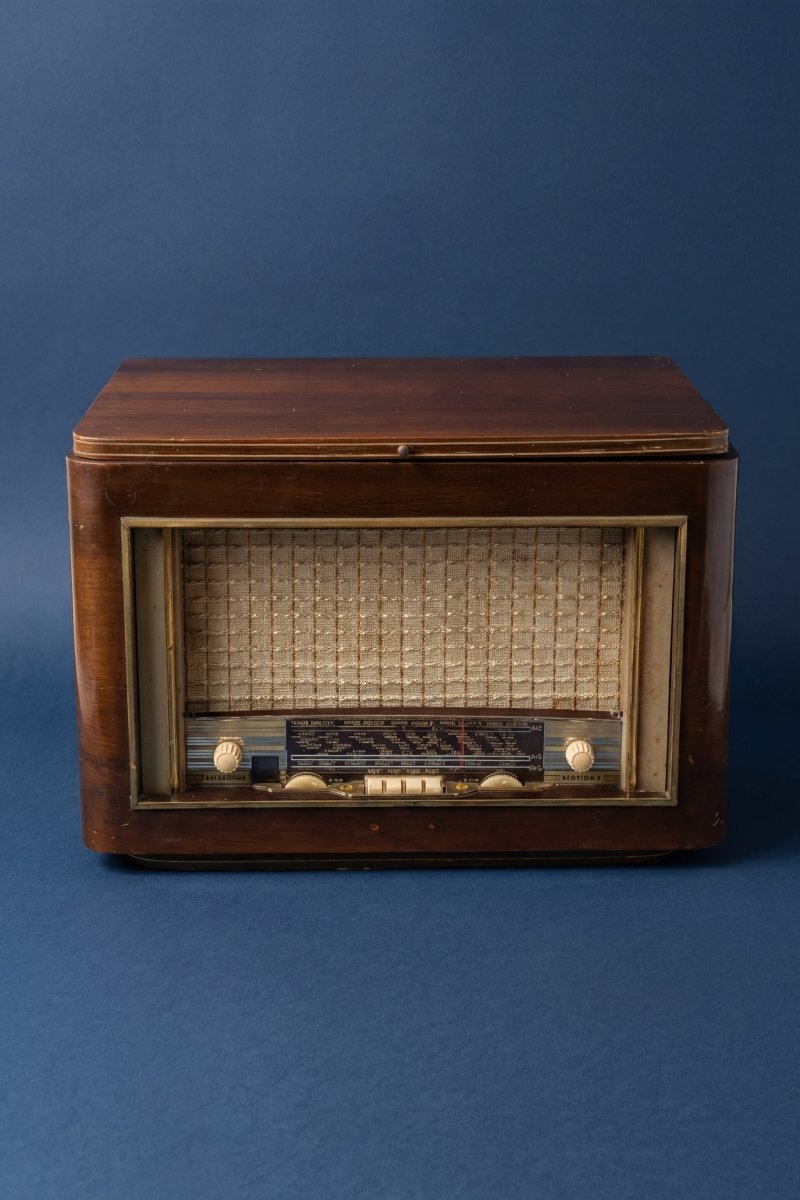 Radio Bluetooth Point Bleu Vintage de 1955 - radio - vintage - bluetooth - tsf - dab - modernisation - retrofit