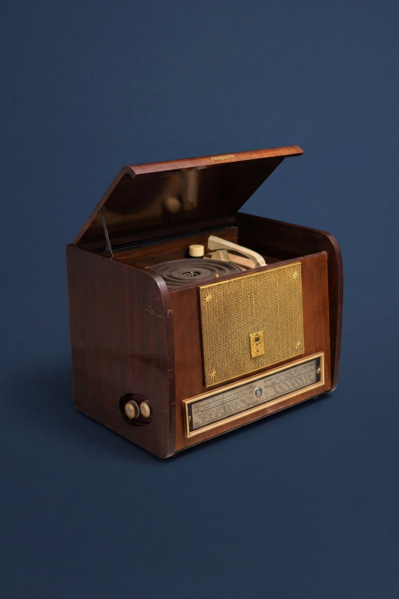 Radio Bluetooth La voix de son maître Vintage de 1954 - radio - vintage - bluetooth - tsf - dab - modernisation - retrofit