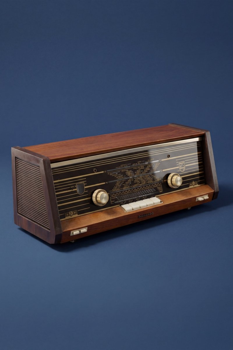 Radio Bluetooth Philips Vintage de 1955 - radio - vintage - bluetooth - tsf - dab - modernisation - retrofit