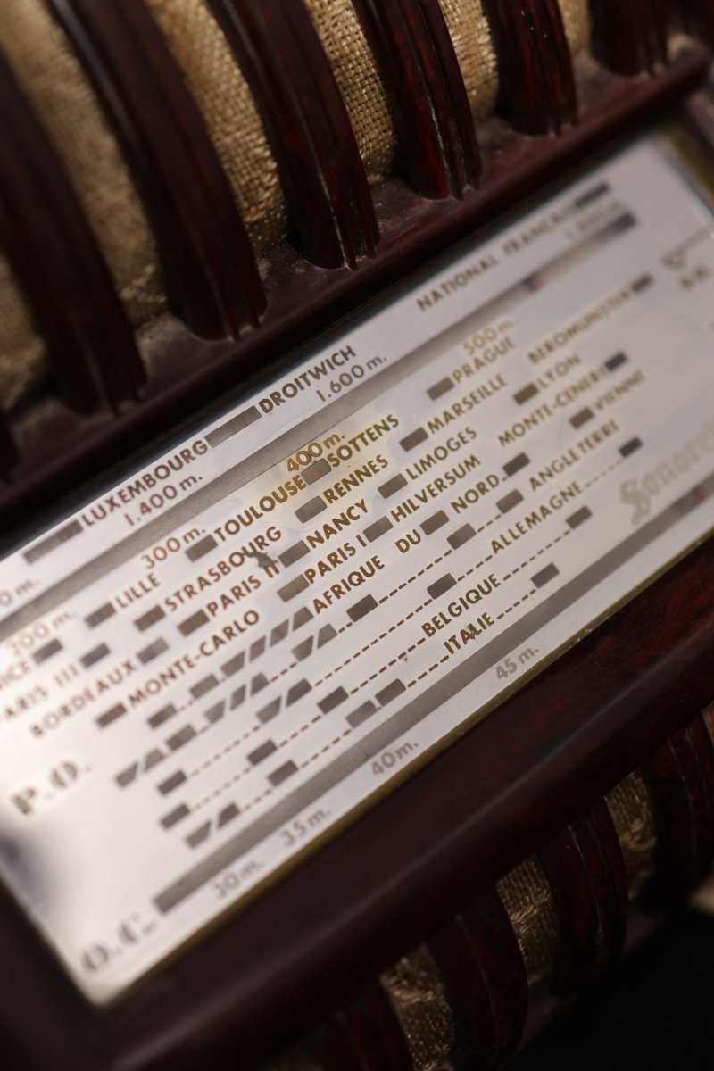 Radio Bluetooth Sonora Vintage de 1950 - radio - vintage - bluetooth - tsf - dab - modernisation - retrofit