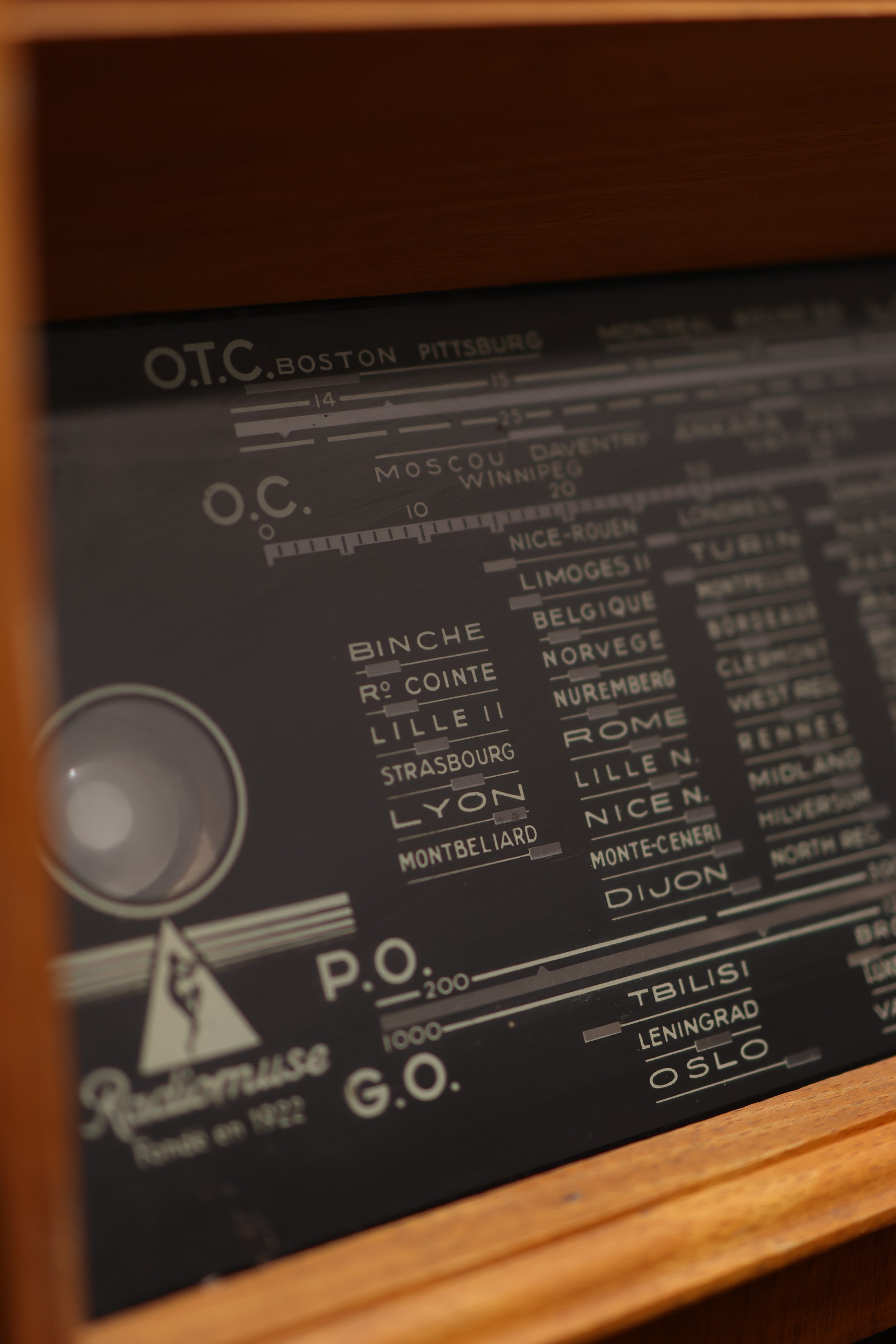 Radio Bluetooth Radio muse Vintage de 1942