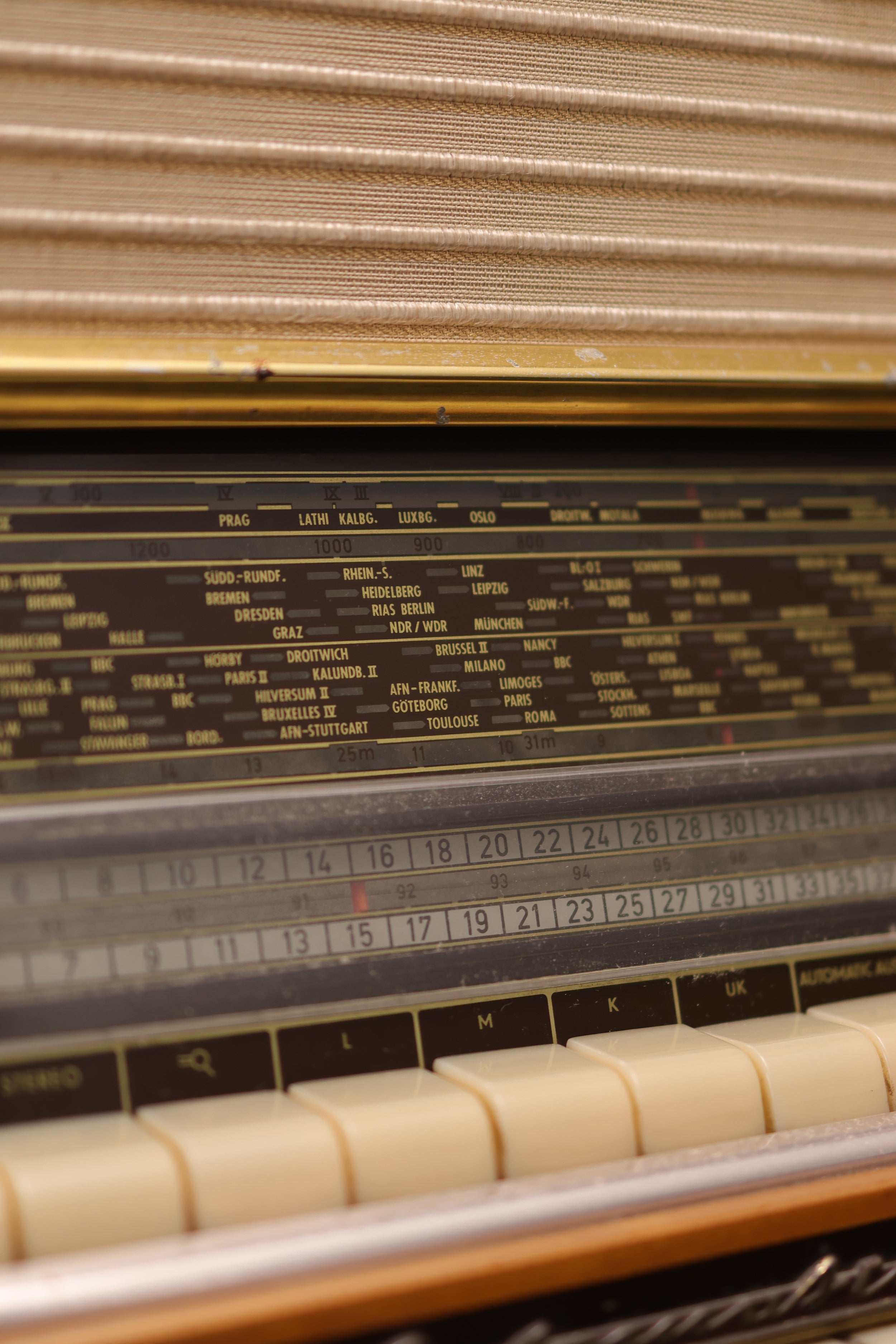 Radio Bluetooth Saba Vintage de 1959