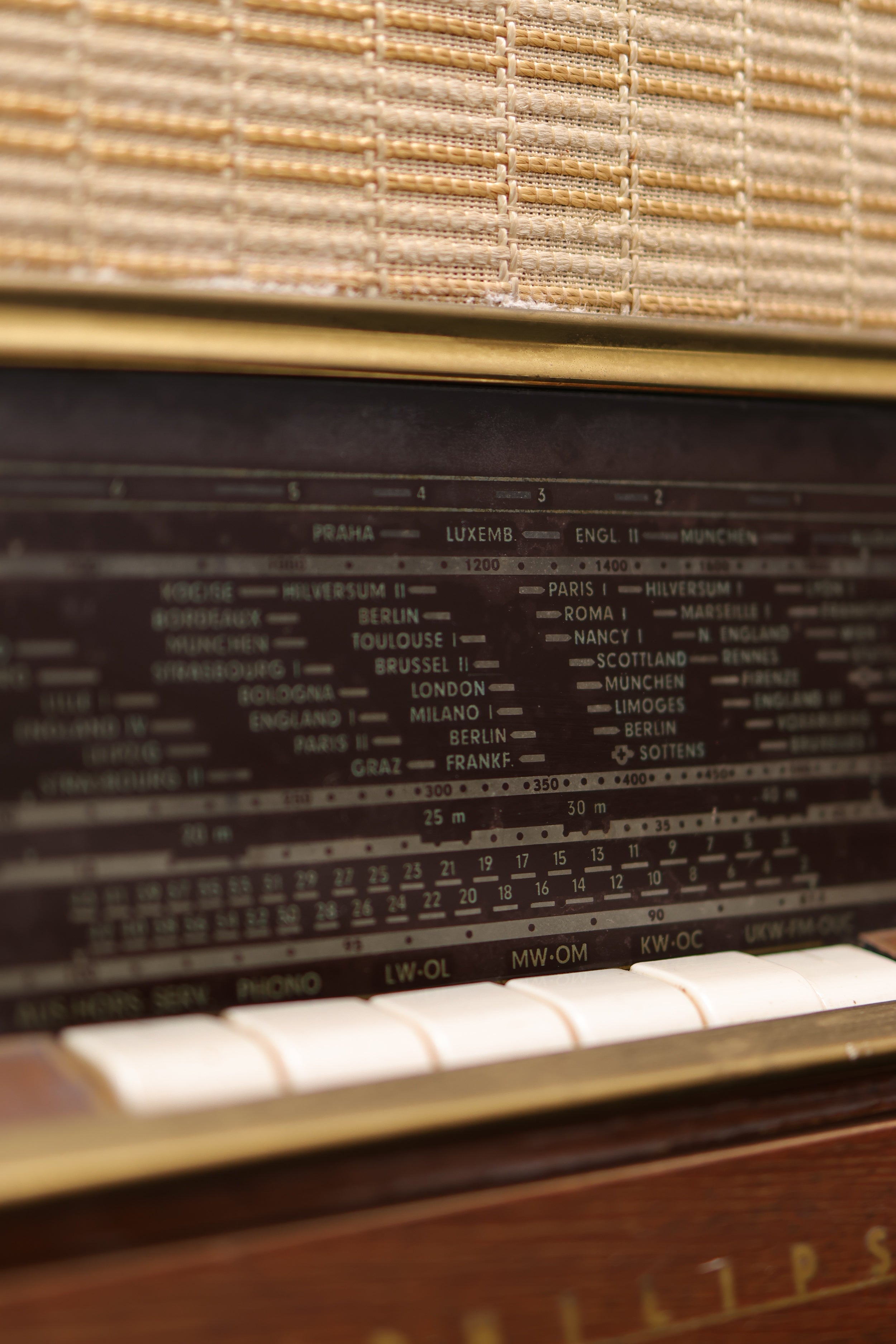 Radio Bluetooth Philips Vintage de 1957