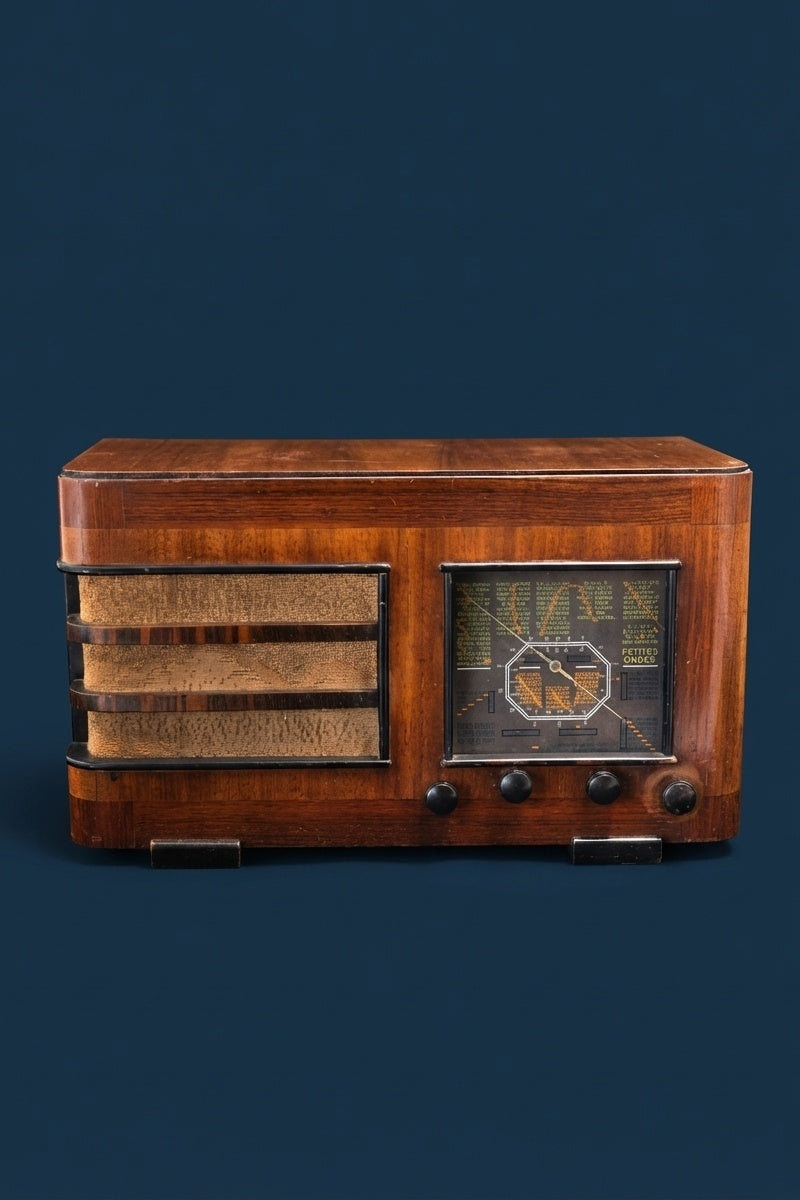 Radio Bluetooth Artisanale Vintage de 1946