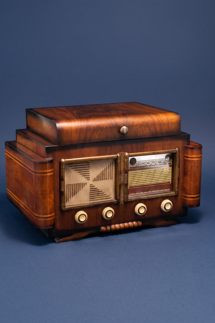 Radio Bluetooth Radio Sylviane Vintage de 1954 - modernisation Bluetooth A.bsolument